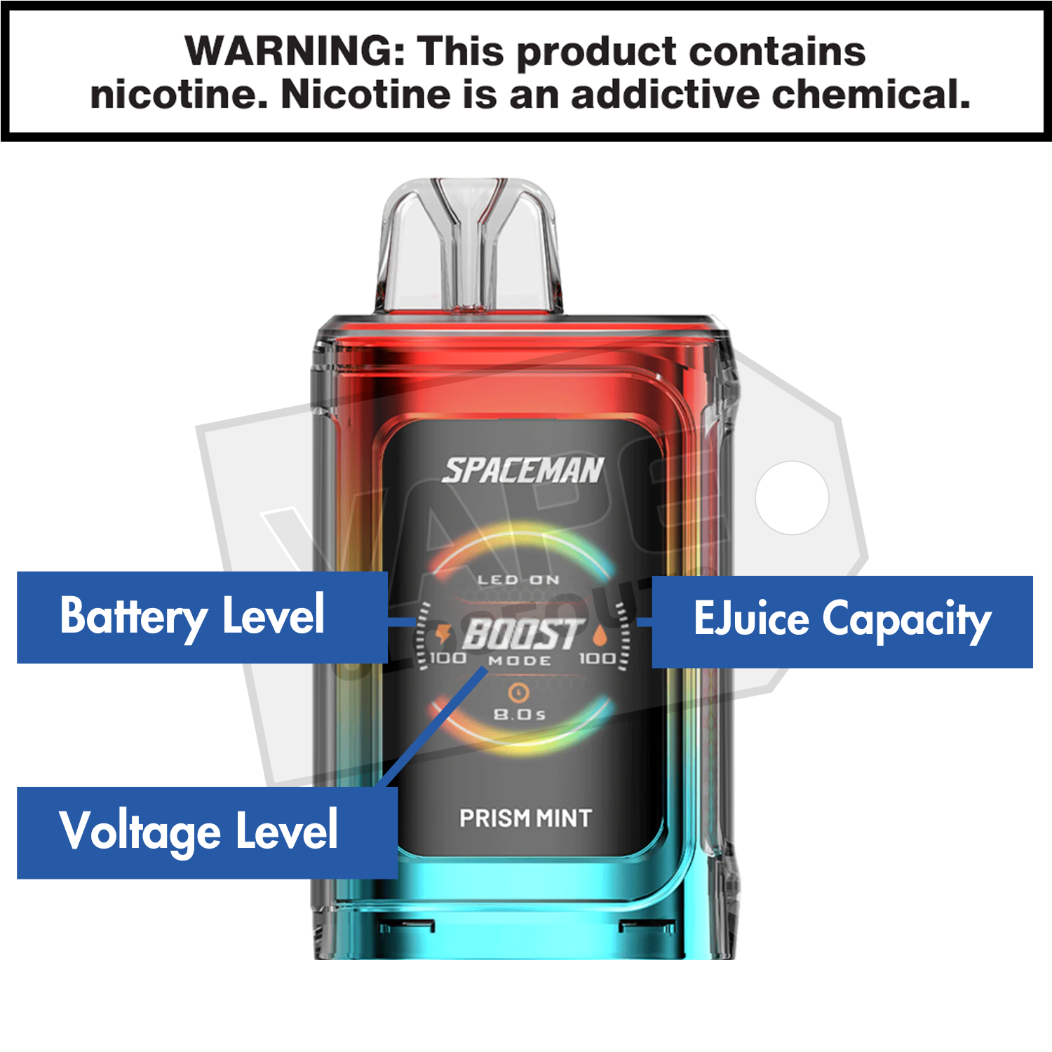 Candy Trio Spaceman Prism 20k Disposable Vape — image 3