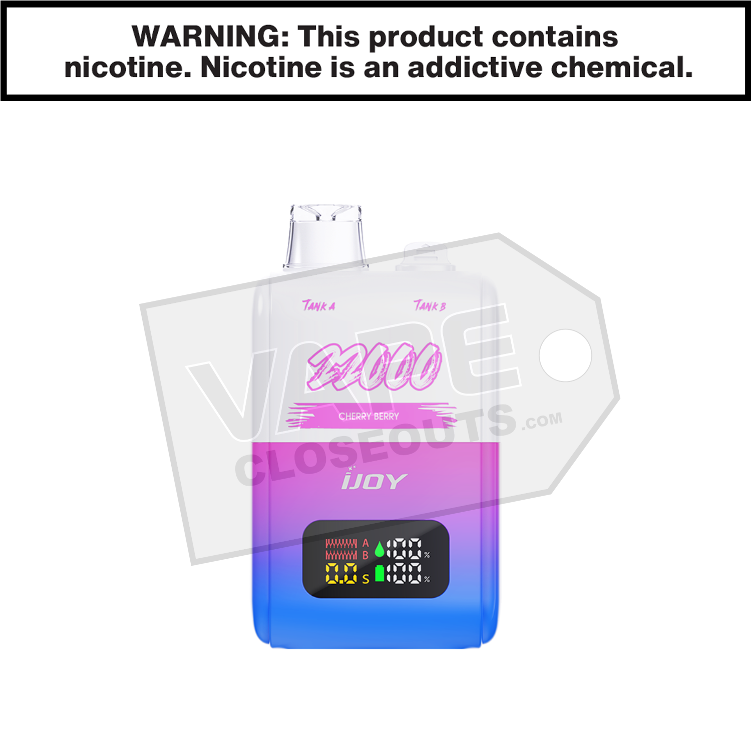 Cherry Berry iJoy SD22000 Disposable Vape