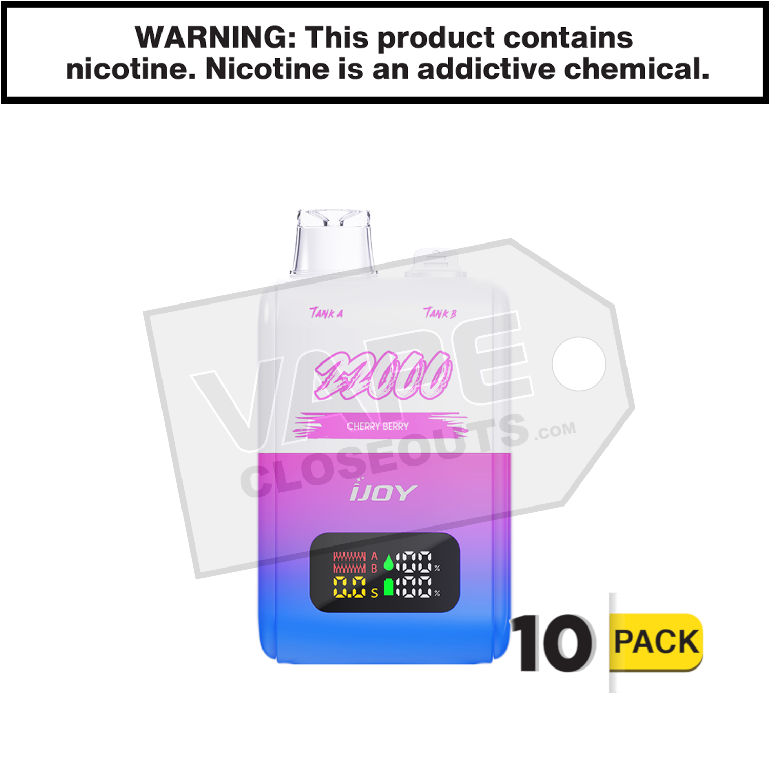 Cherry Berry iJoy SD22000 Disposable Vape — image 2