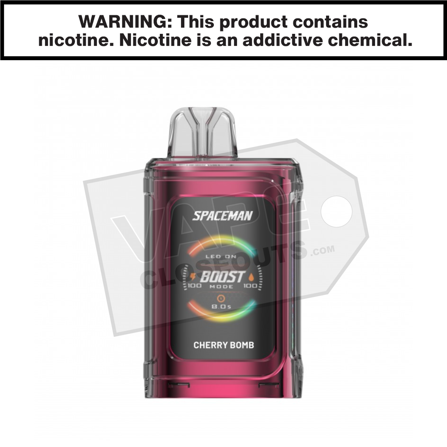 Cherry Bomb Spaceman Prism 20k Disposable Vape
