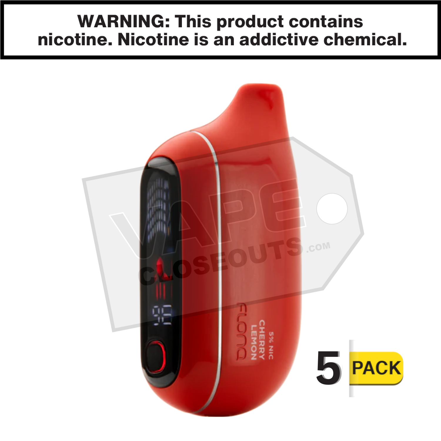 Cherry Lemon FLONQ Max Pro 20K Disposable Vape