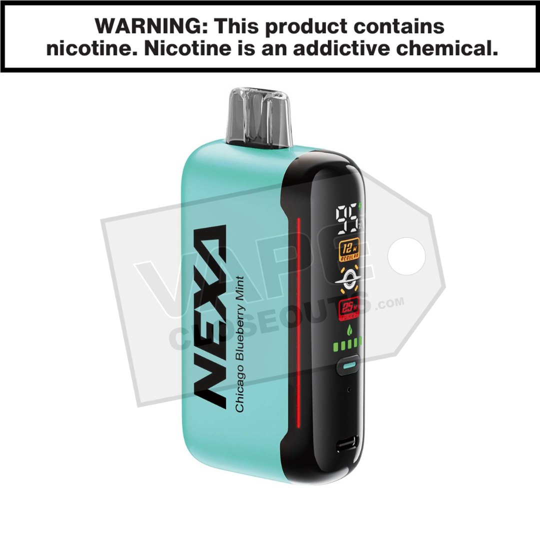 Chicago Blueberry Mint NEXA N20000 Vape