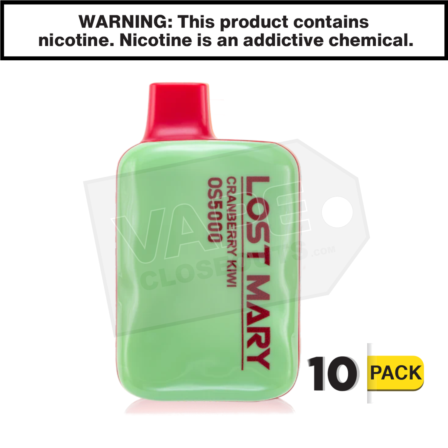 Cranberry Kiwi Lost Mary OS5000 Disposable Vape — image 2