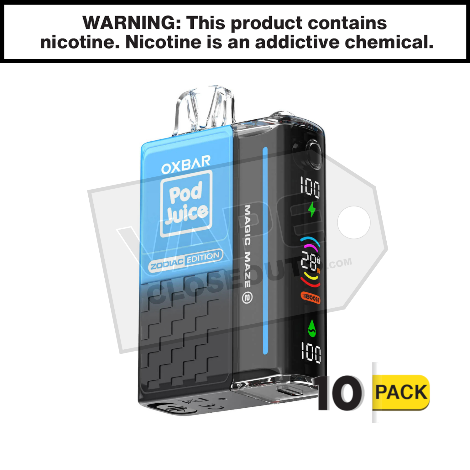 Cobalt Mint Oxbar Magic Maze 2 30K Disposable Vape — image 2