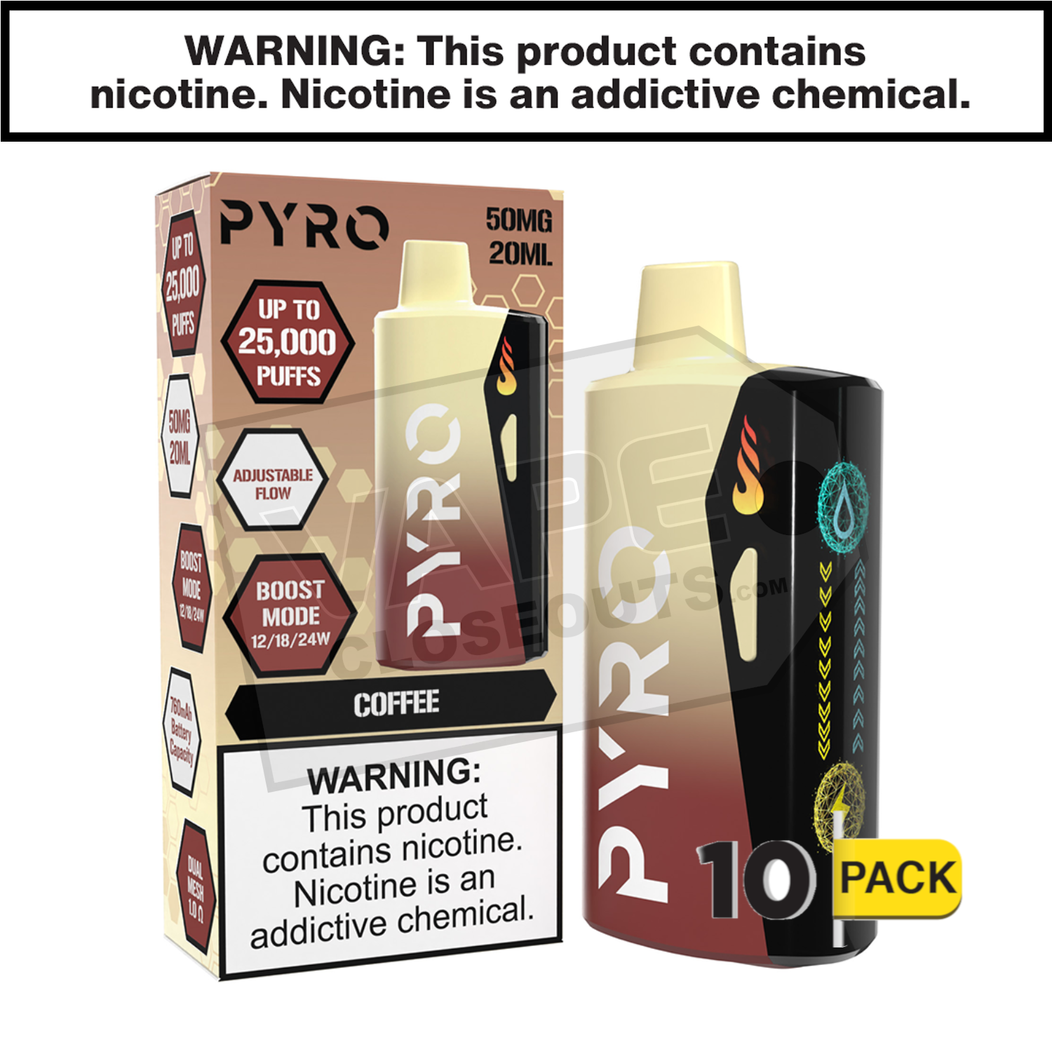 Coffee Pyro Boost 25K Disposable Vape — image 2