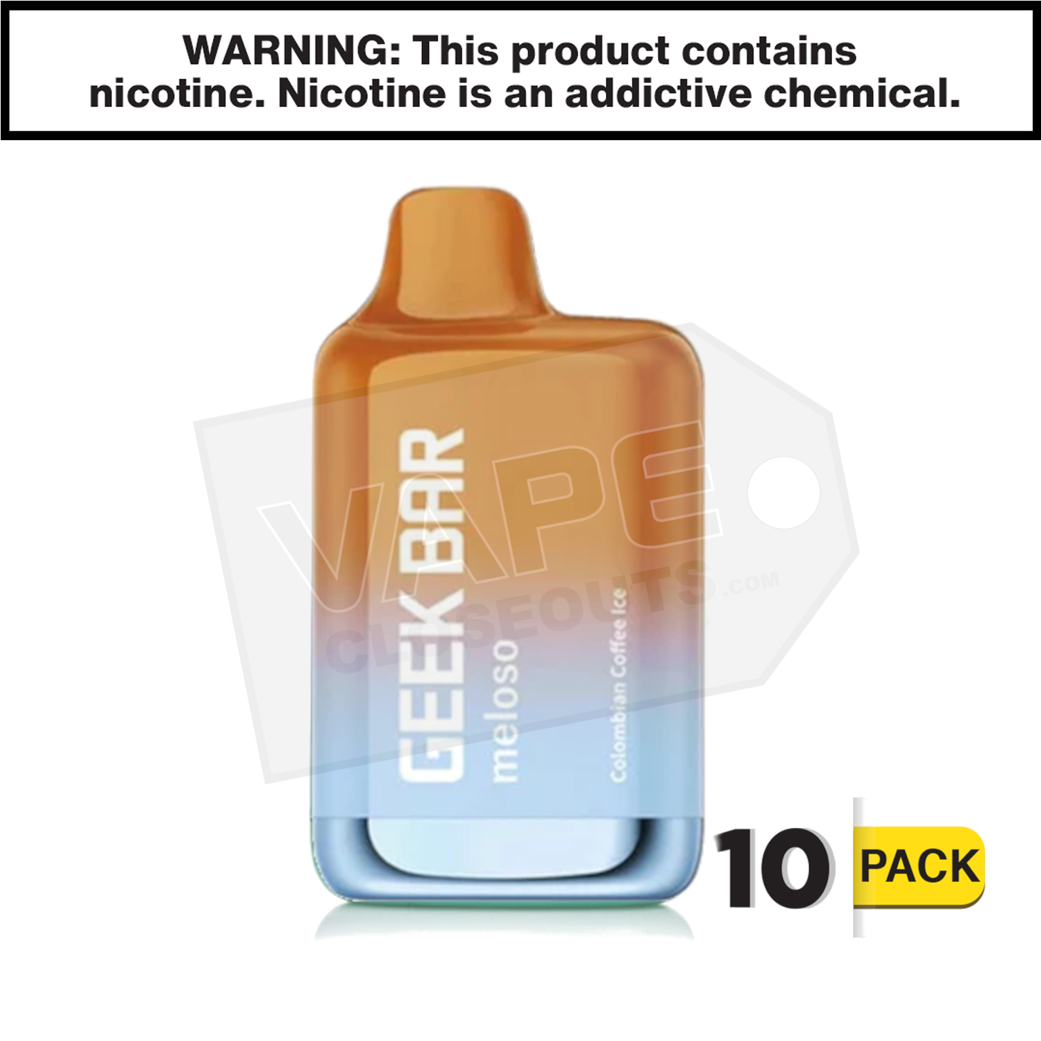 Colombian Coffee Ice Geek Bar Meloso Max Disposable Vape — image 2