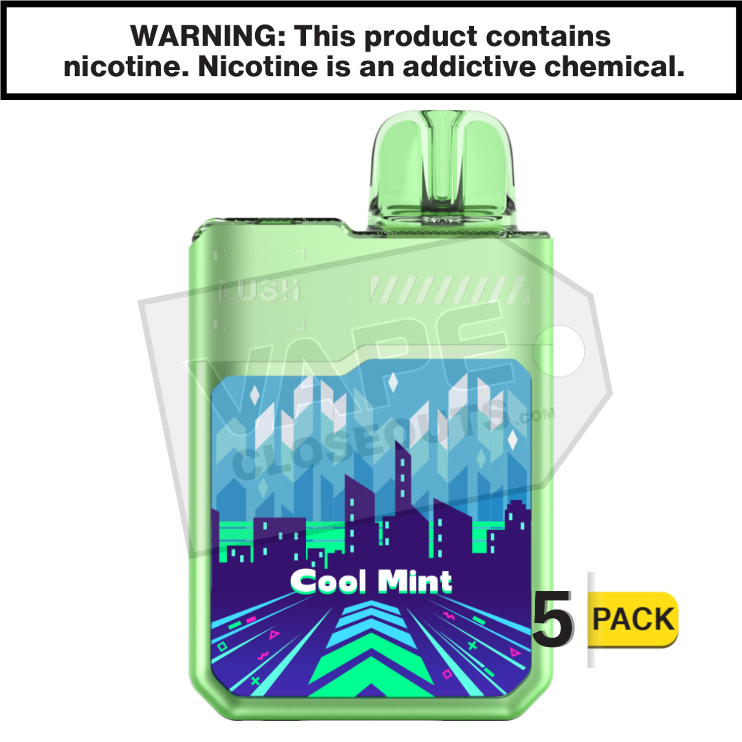 Cool Mint Geek Bar Digiflavor Lush 20K Disposable Vape