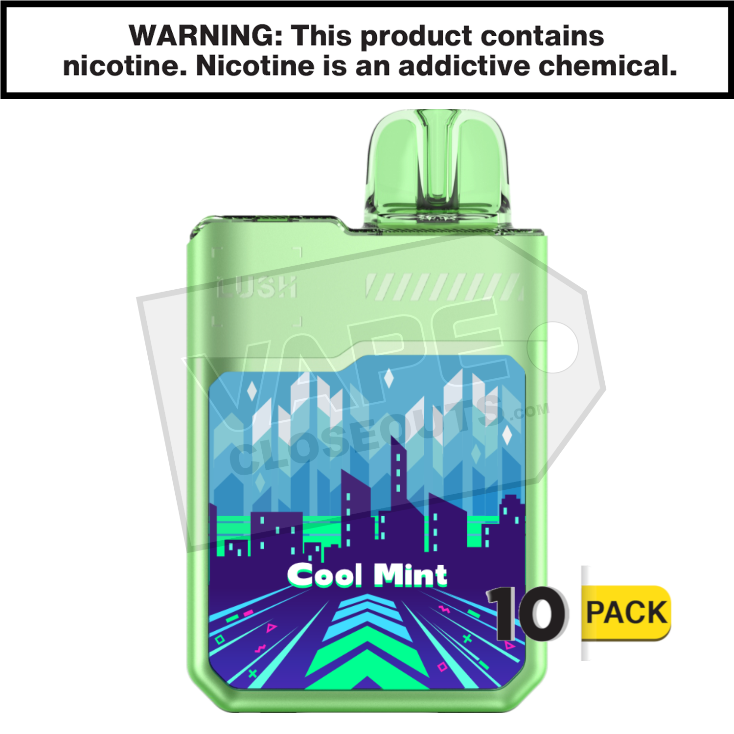 Cool Mint Geek Bar Digiflavor Lush 20K Disposable Vape — image 2