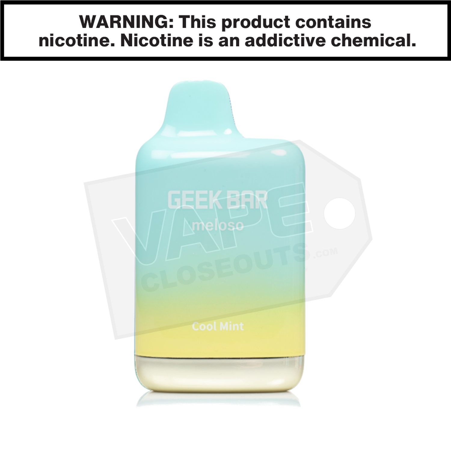 Cool Mint Geek Bar Meloso Max Disposable Vape