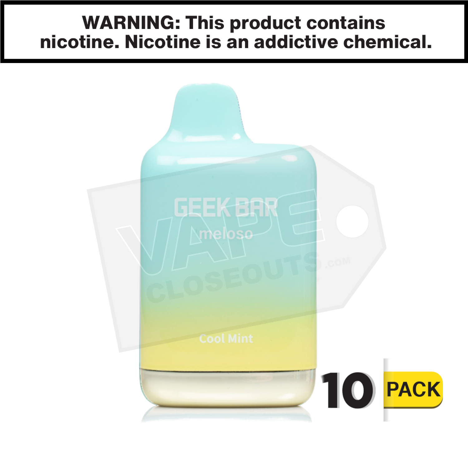 Cool Mint Geek Bar Meloso Max Disposable Vape — image 2