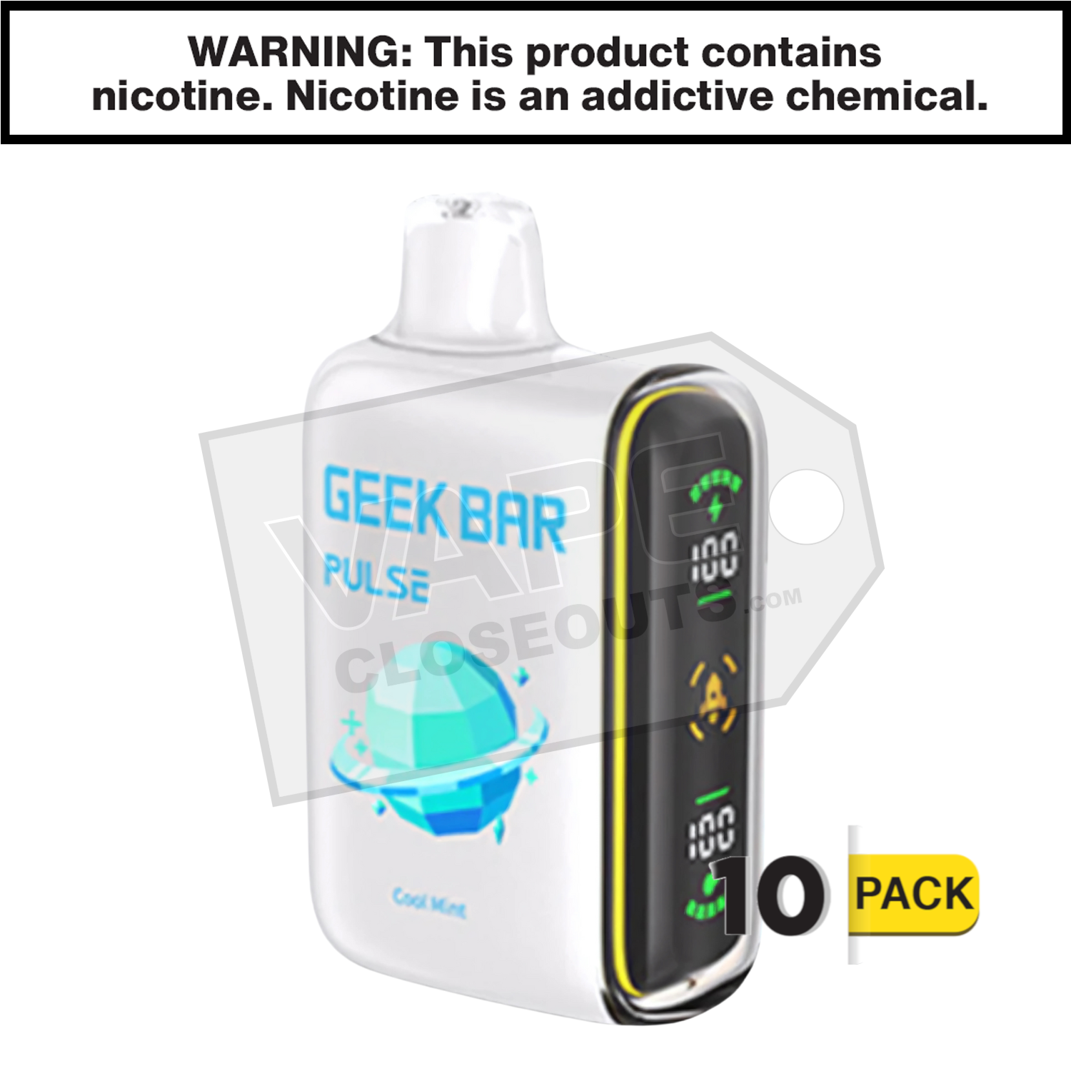 Cool Mint Geek Bar Pulse Disposable Vape — image 2