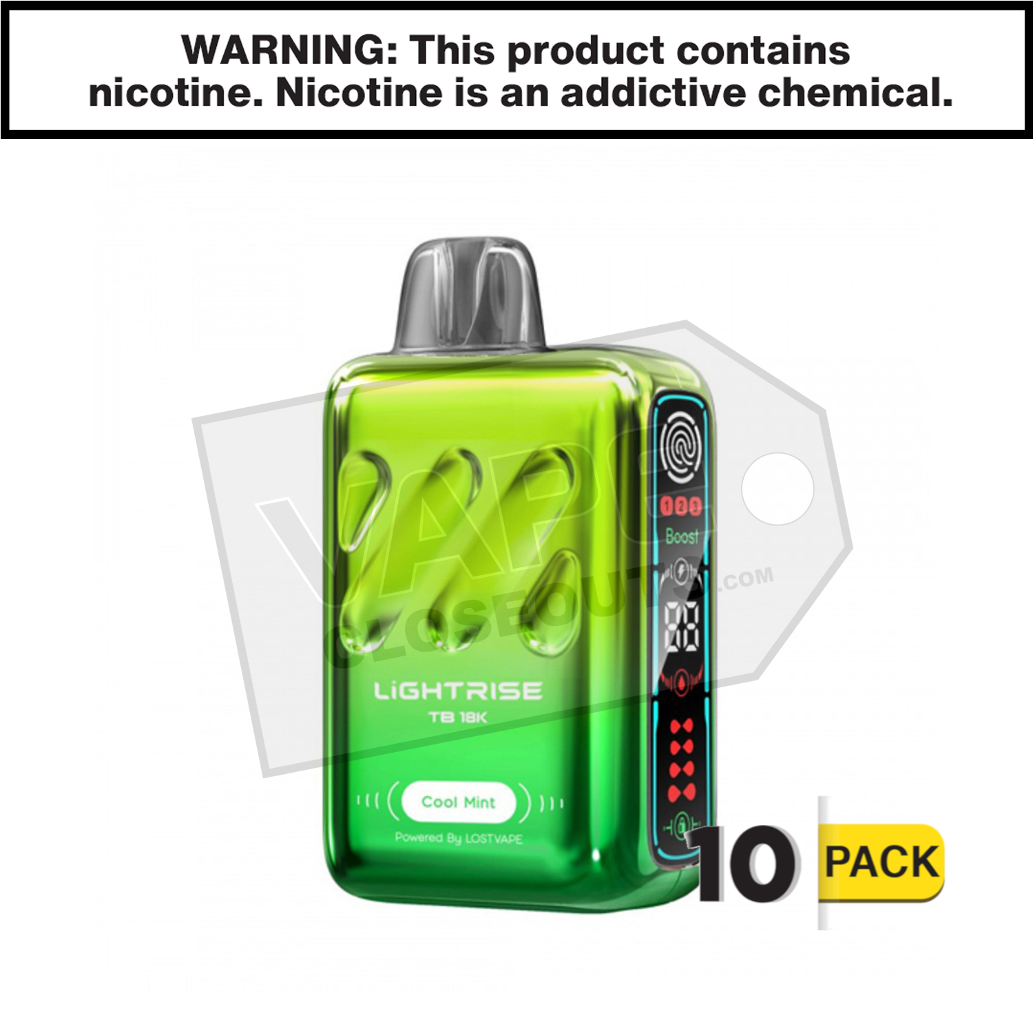 Cool Mint Lightrise TB 18K Vape — image 2