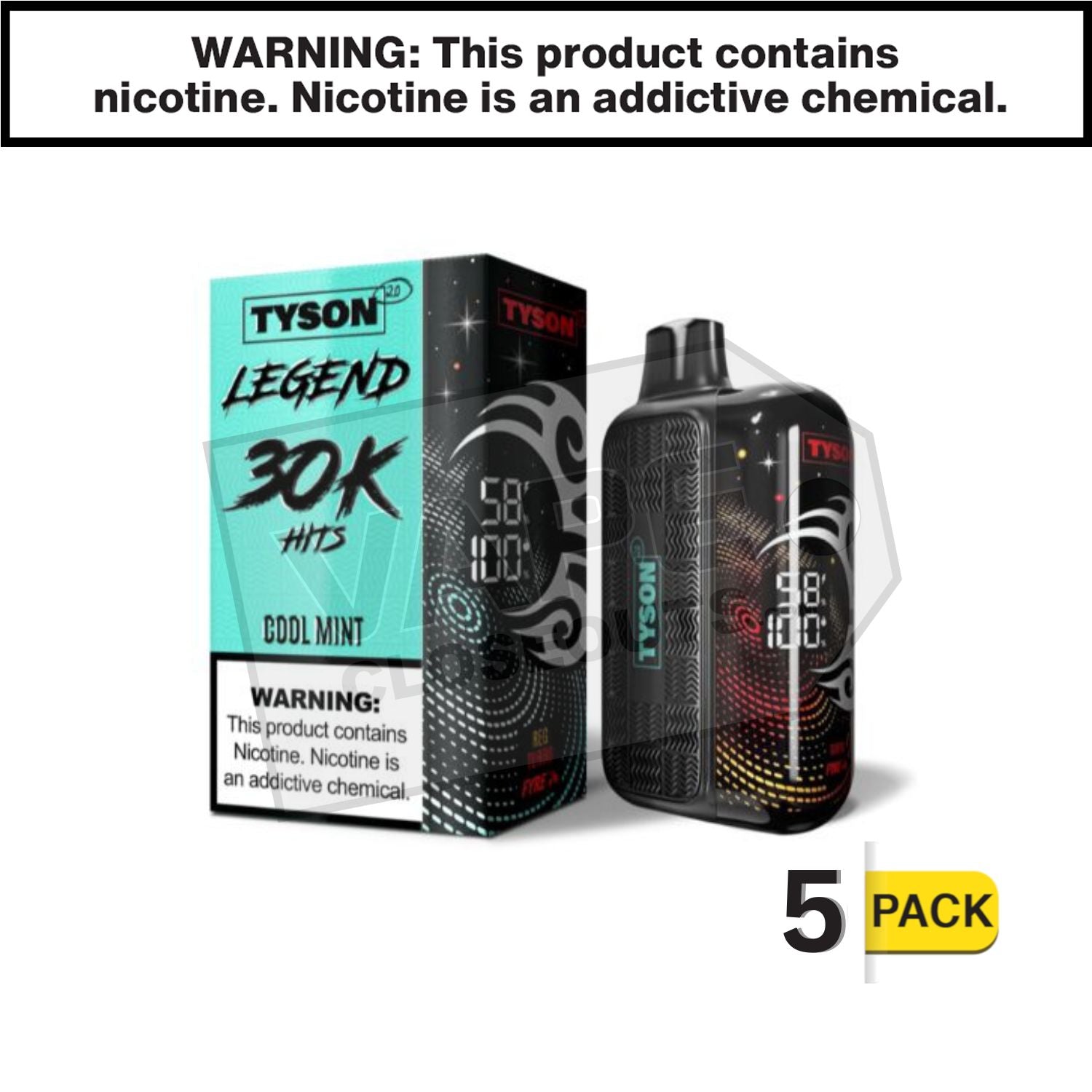 Cool Mint Tyson 2.0 Legend 30k Disposable Vape