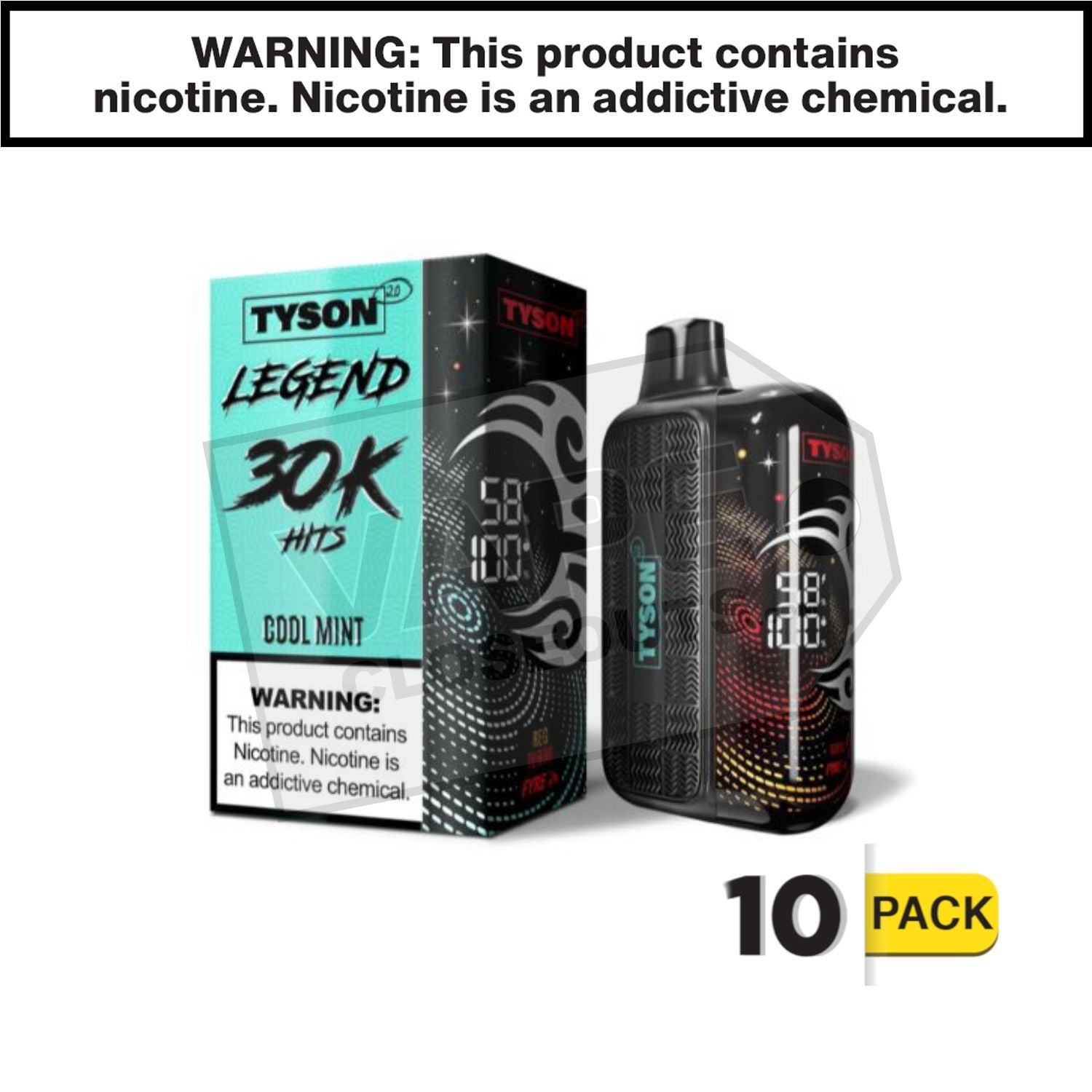 Cool Mint Tyson 2.0 Legend 30k Disposable Vape — image 2