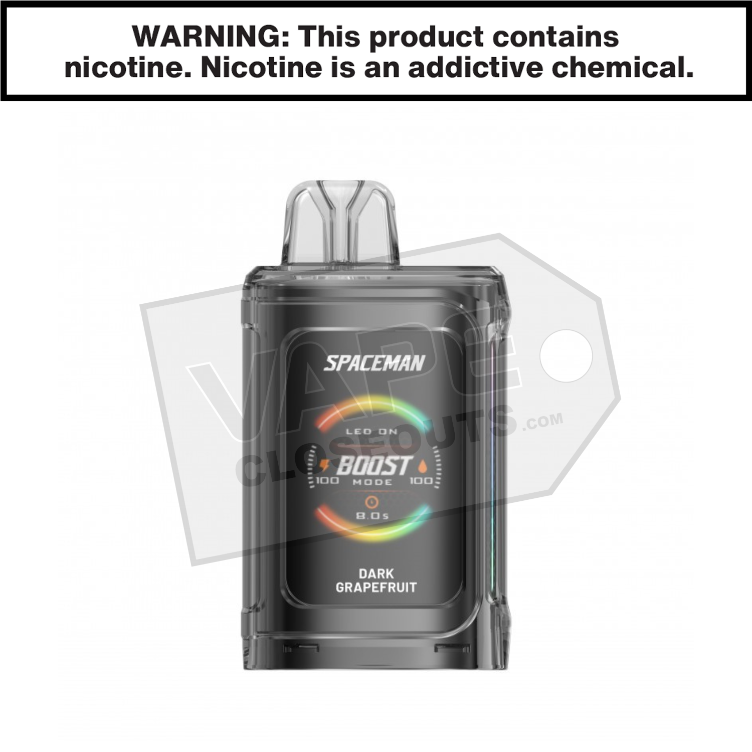 Dark Grapefruit Spaceman Prism 20k Disposable Vape