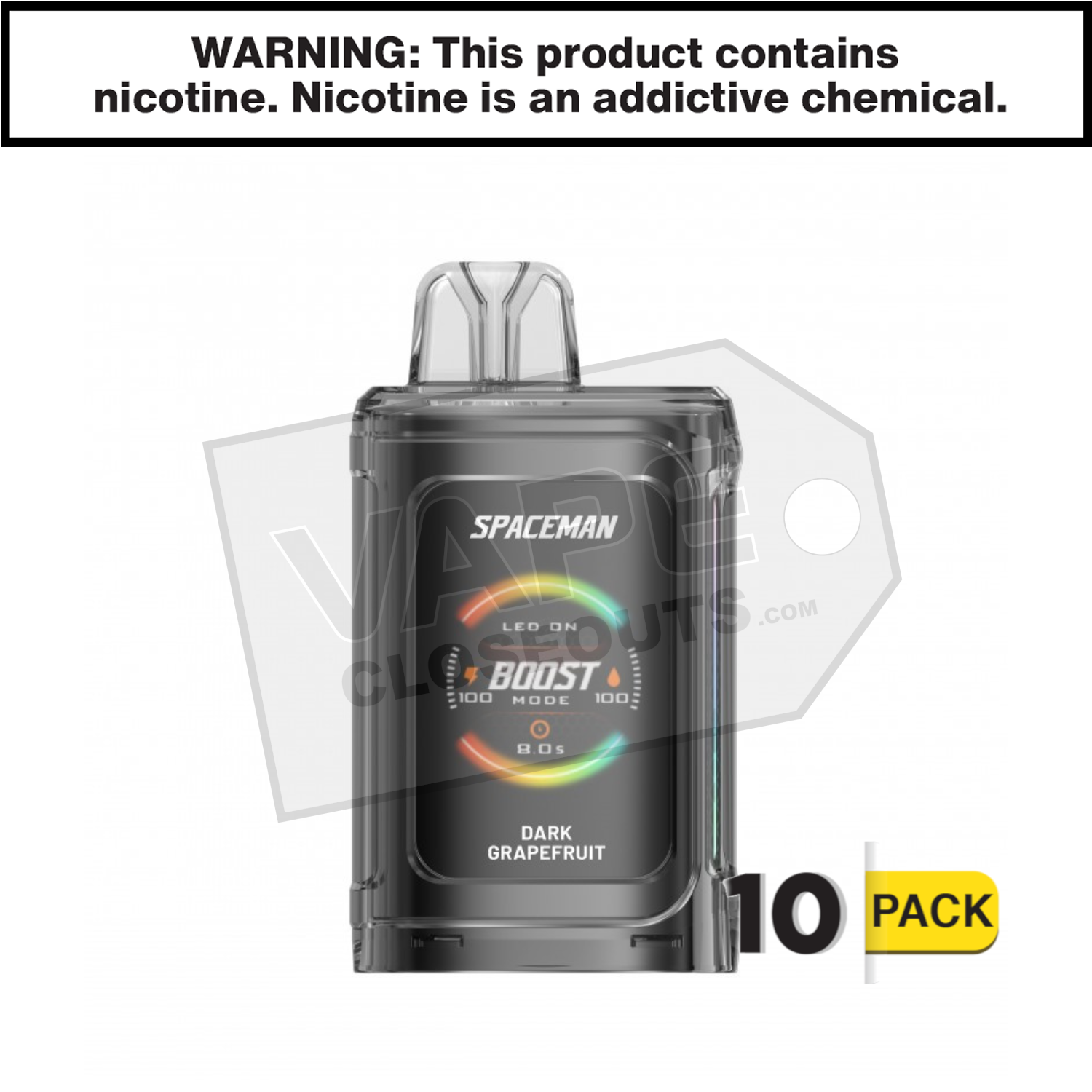 Dark Grapefruit Spaceman Prism 20k Disposable Vape — image 2