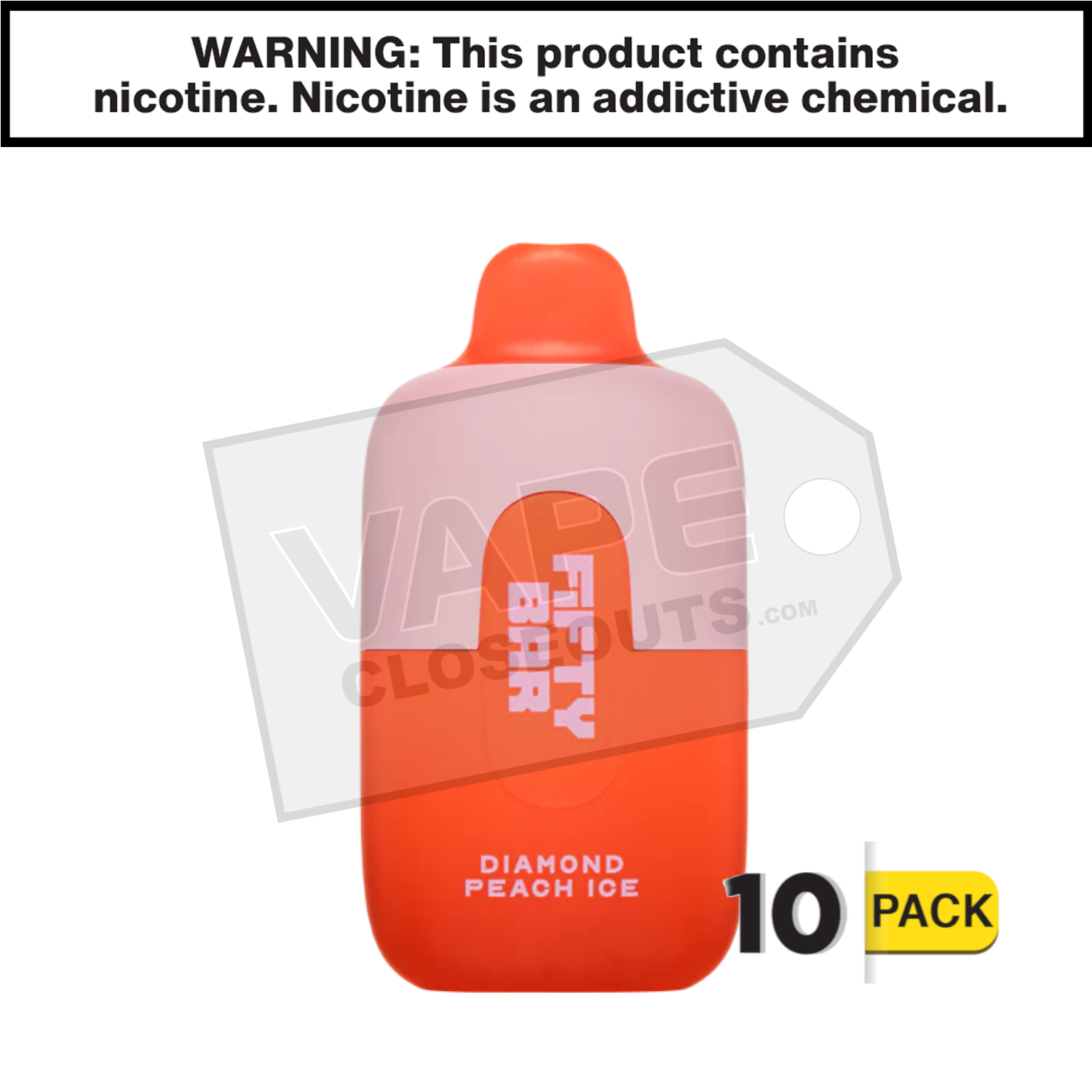 Diamond Peach Ice Fifty Bar Beard Vape — image 2