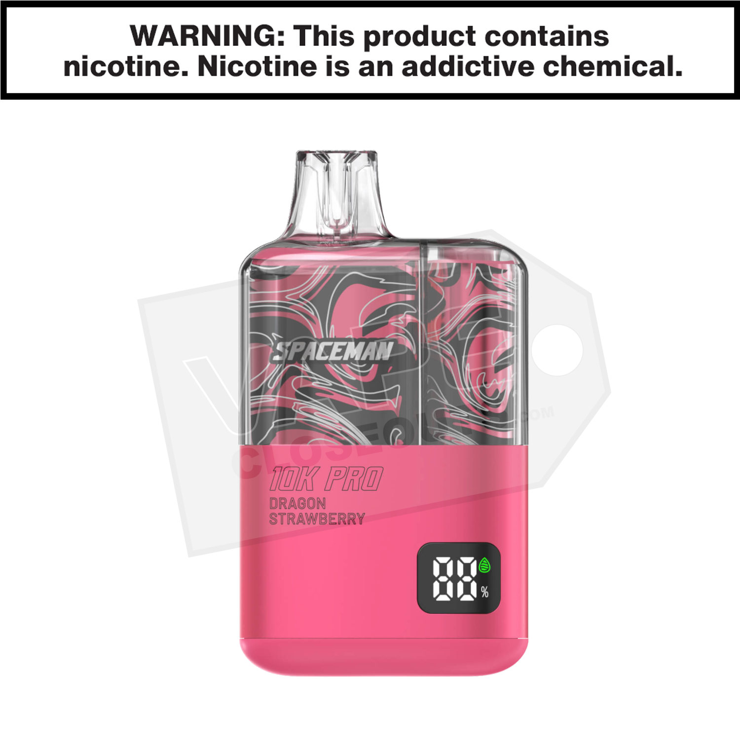 Dragon Strawberry Razz Spaceman 10K Pro - SMOK