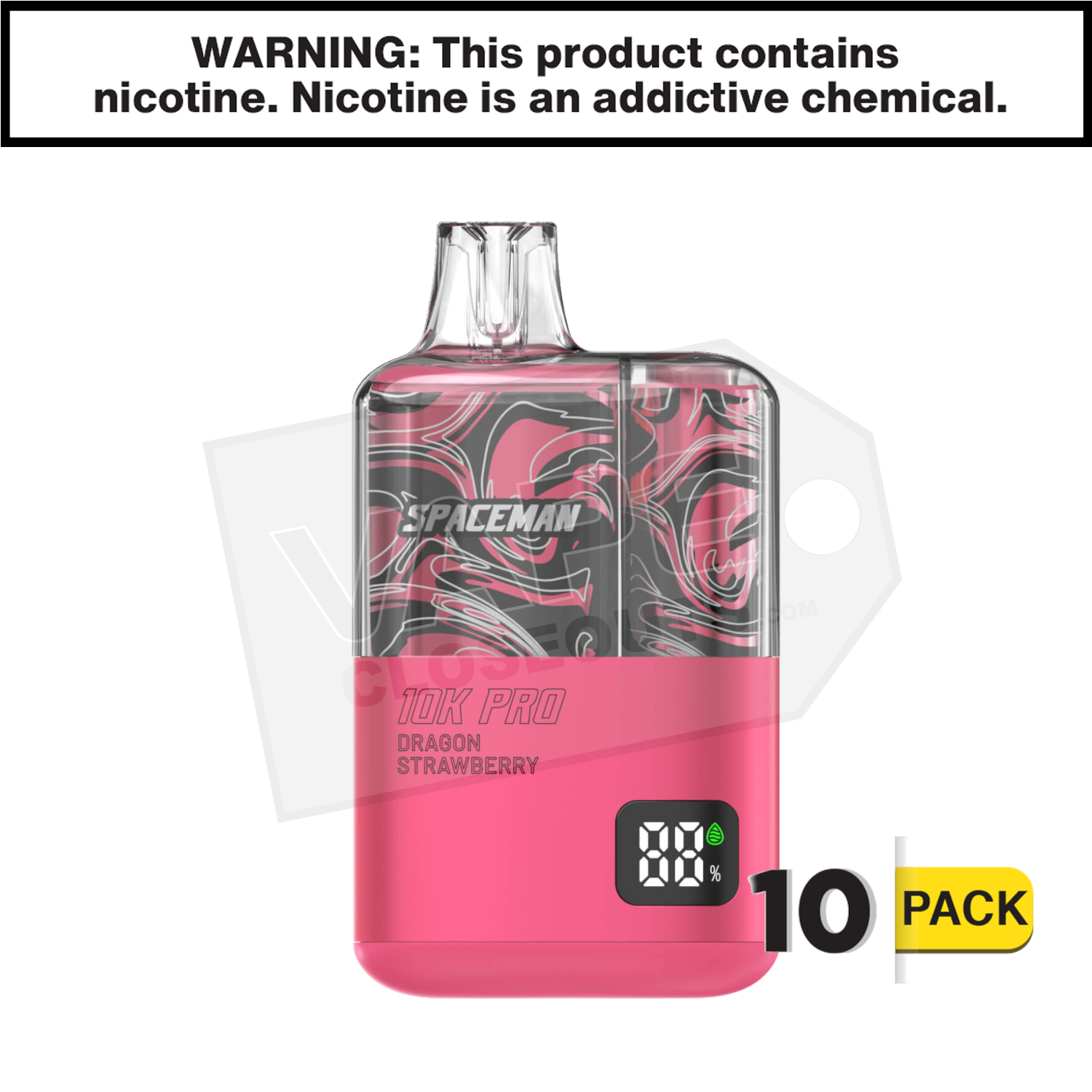 Dragon Strawberry Razz Spaceman 10K Pro - SMOK — image 2