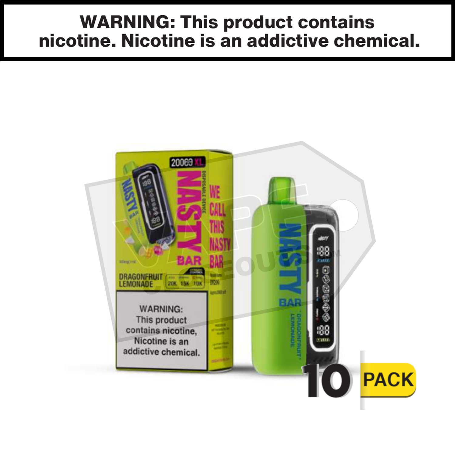 Dragonfruit Lemonade Nasty Bar XL 20K Disposable Vape — image 2