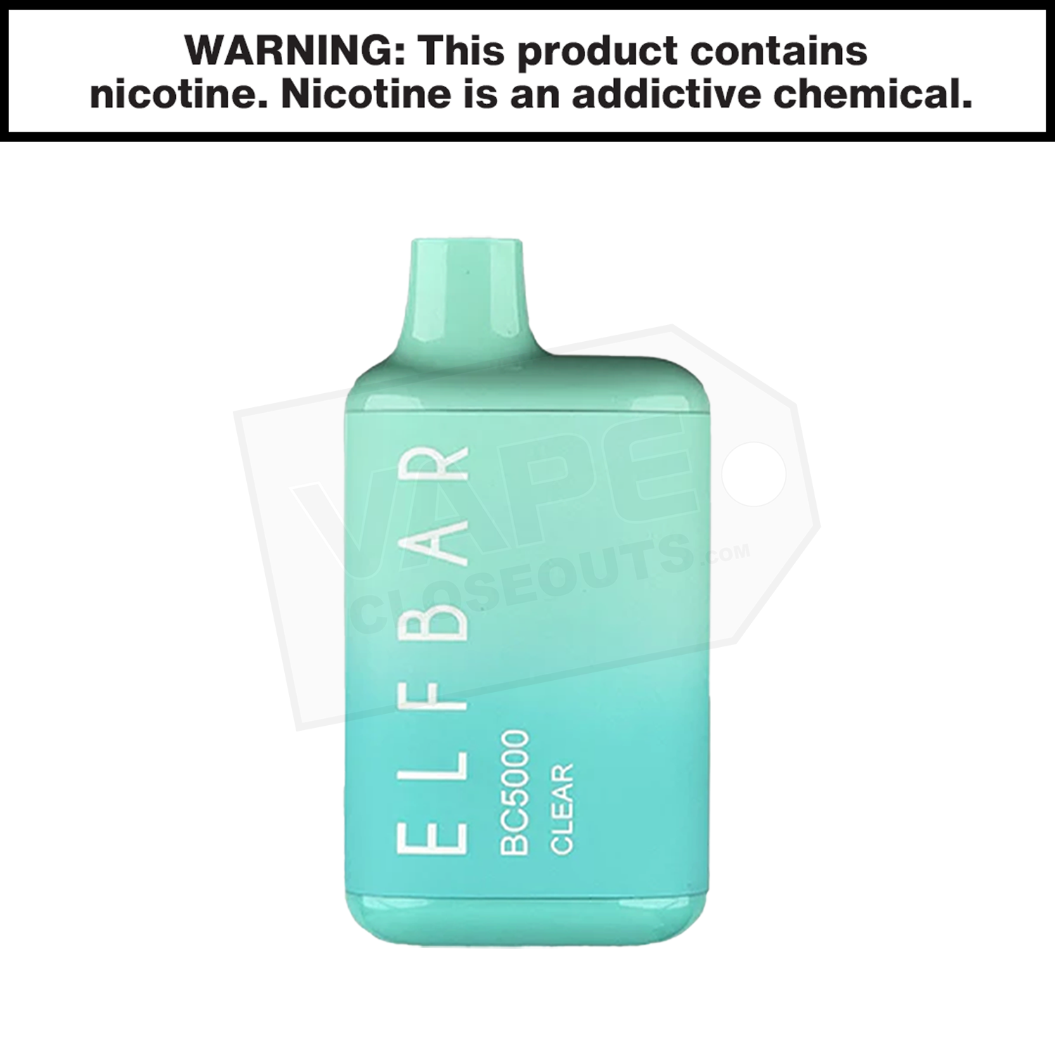 Clear ELF BAR BC5000 EBDesign