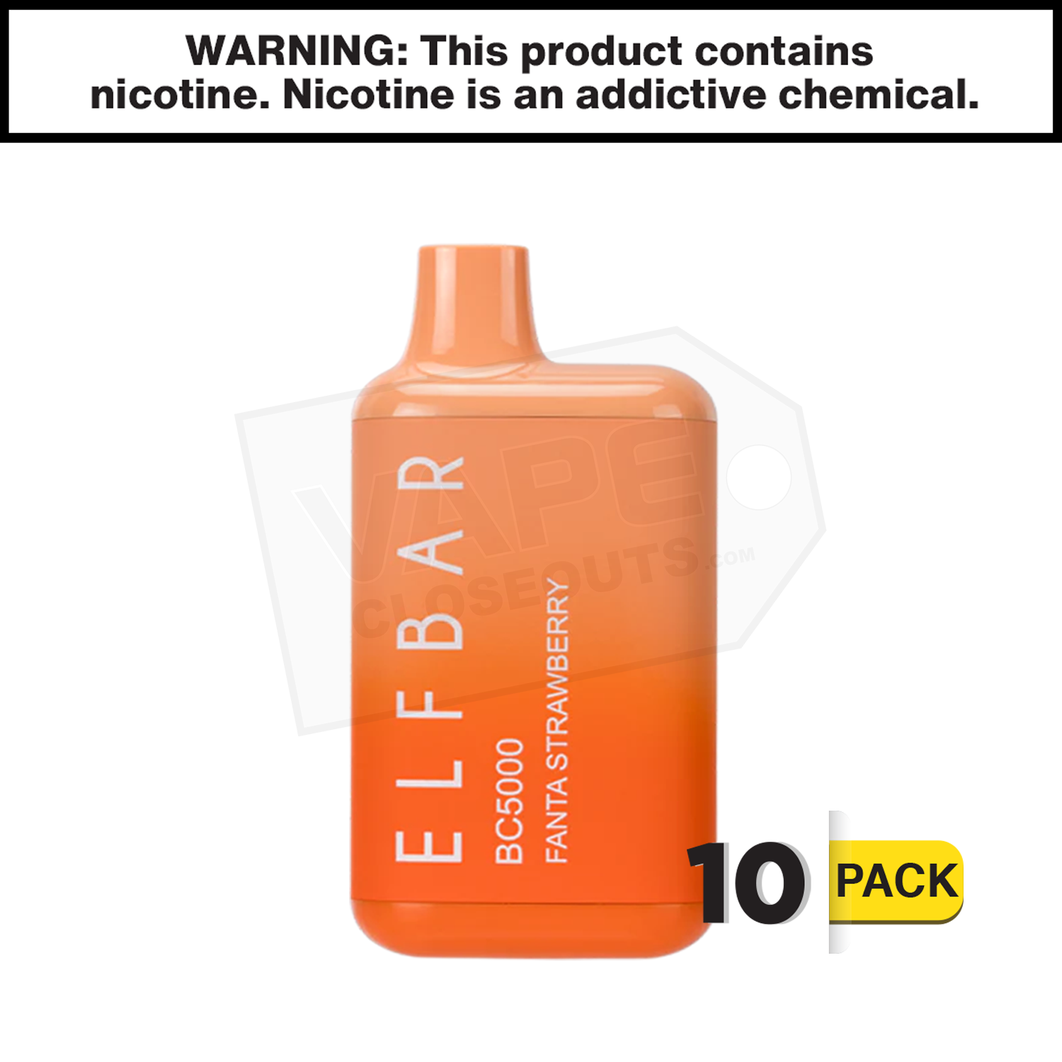 Fanta Strawberry ELF BAR BC5000 EBDesign — image 2