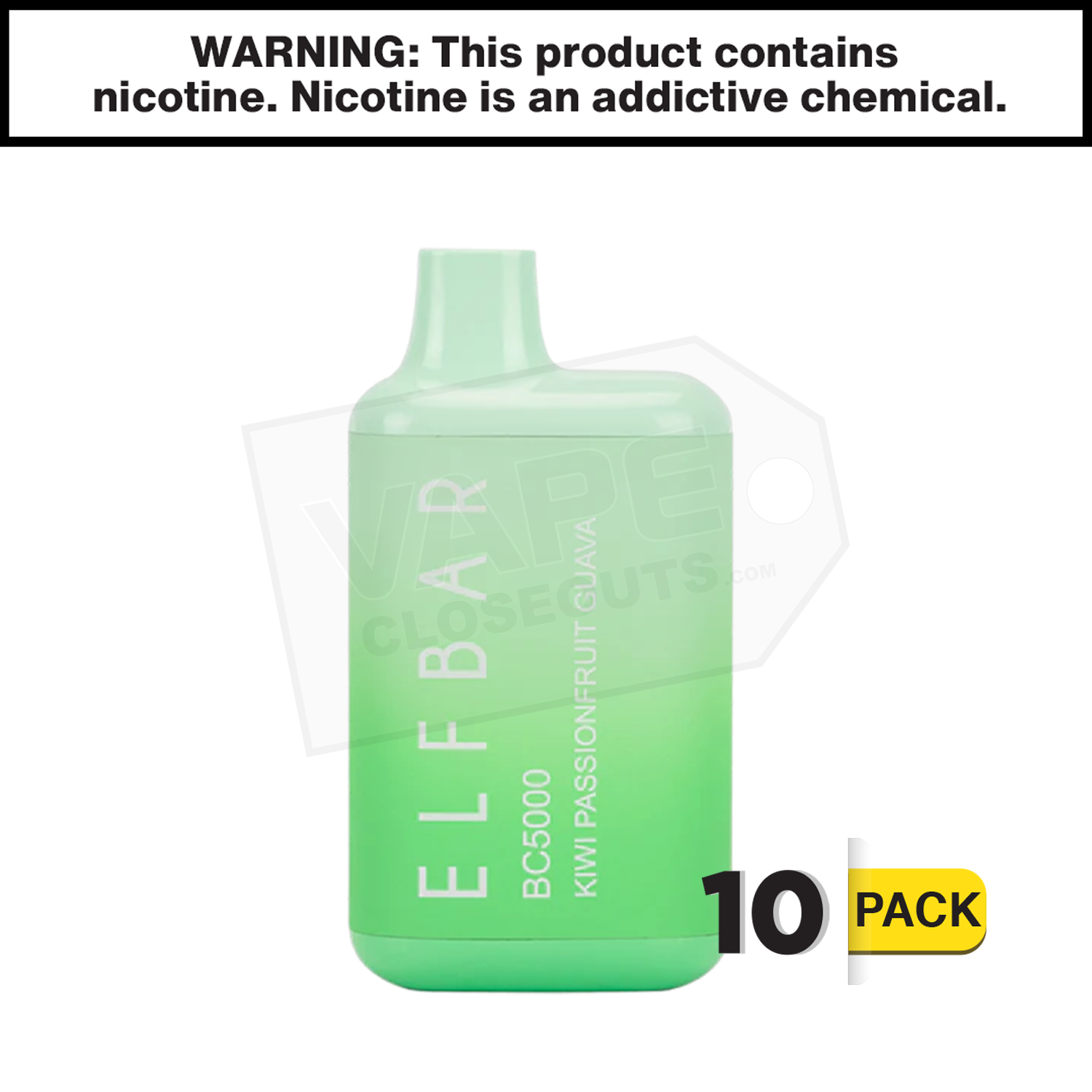Kiwi Passionfruit Guava ELF BAR BC5000 EBDesign — image 2