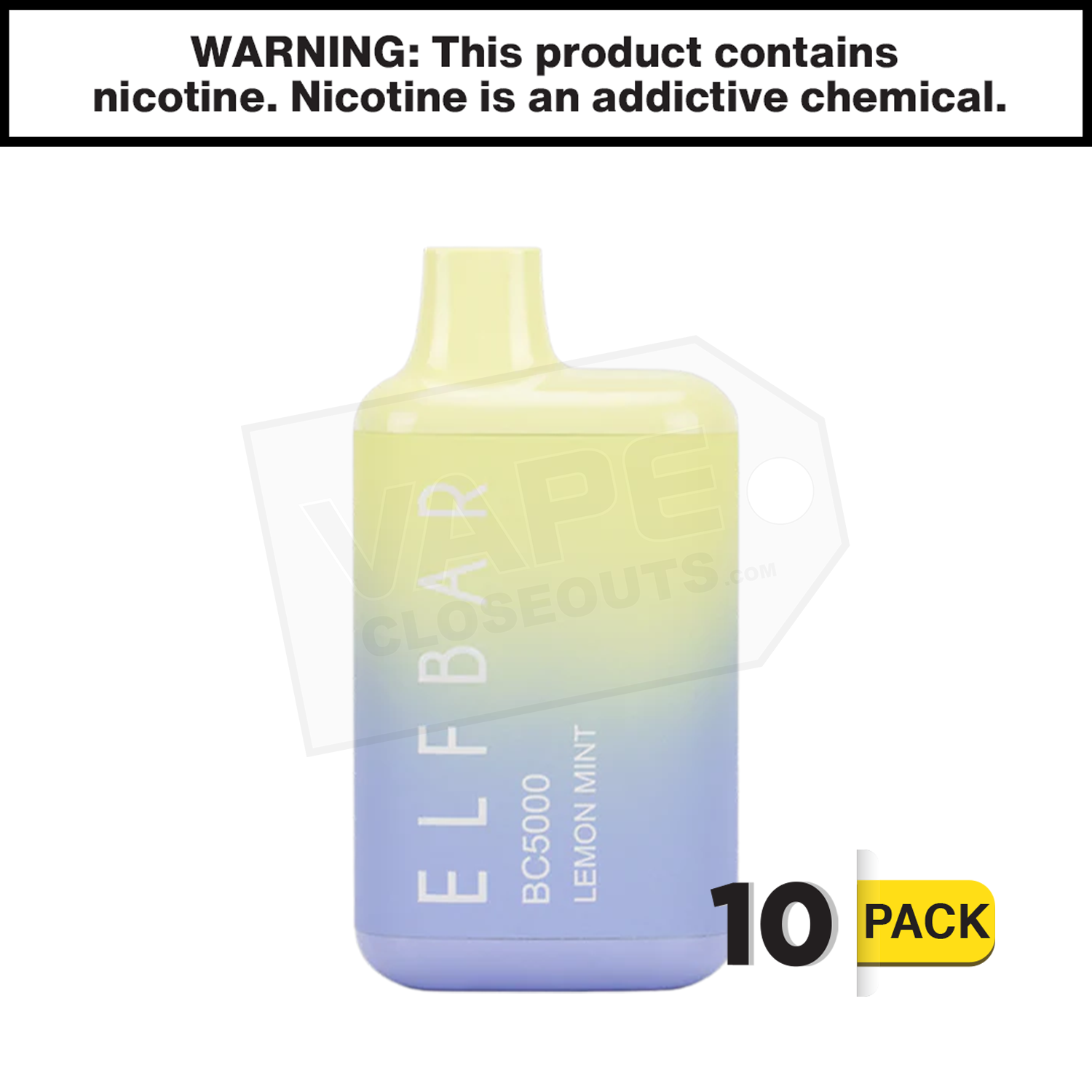 Lemon Mint ELF BAR BC5000 EBDesign — image 2