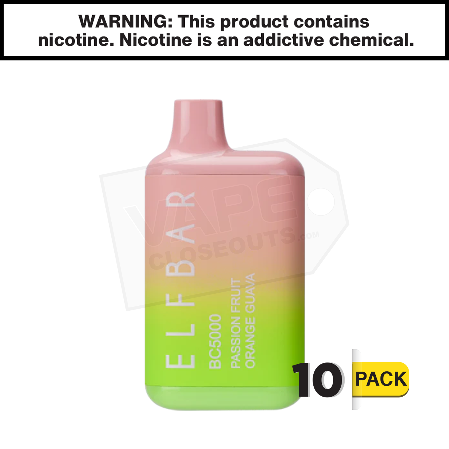 Passionfruit Orange Guava ELF BAR BC5000 EBDesign — image 2