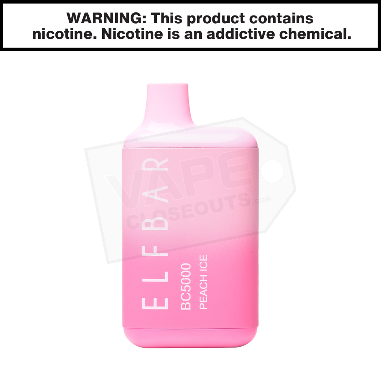 Peach Ice ELF BAR BC5000 EBDesign