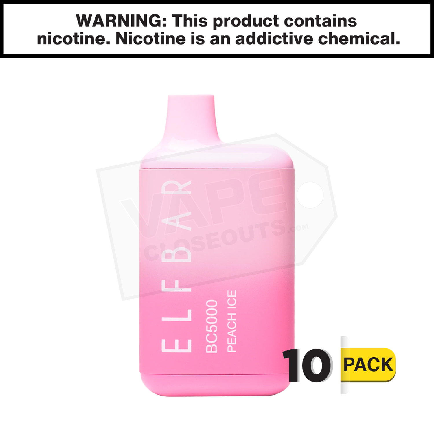 Peach Ice ELF BAR BC5000 EBDesign — image 2