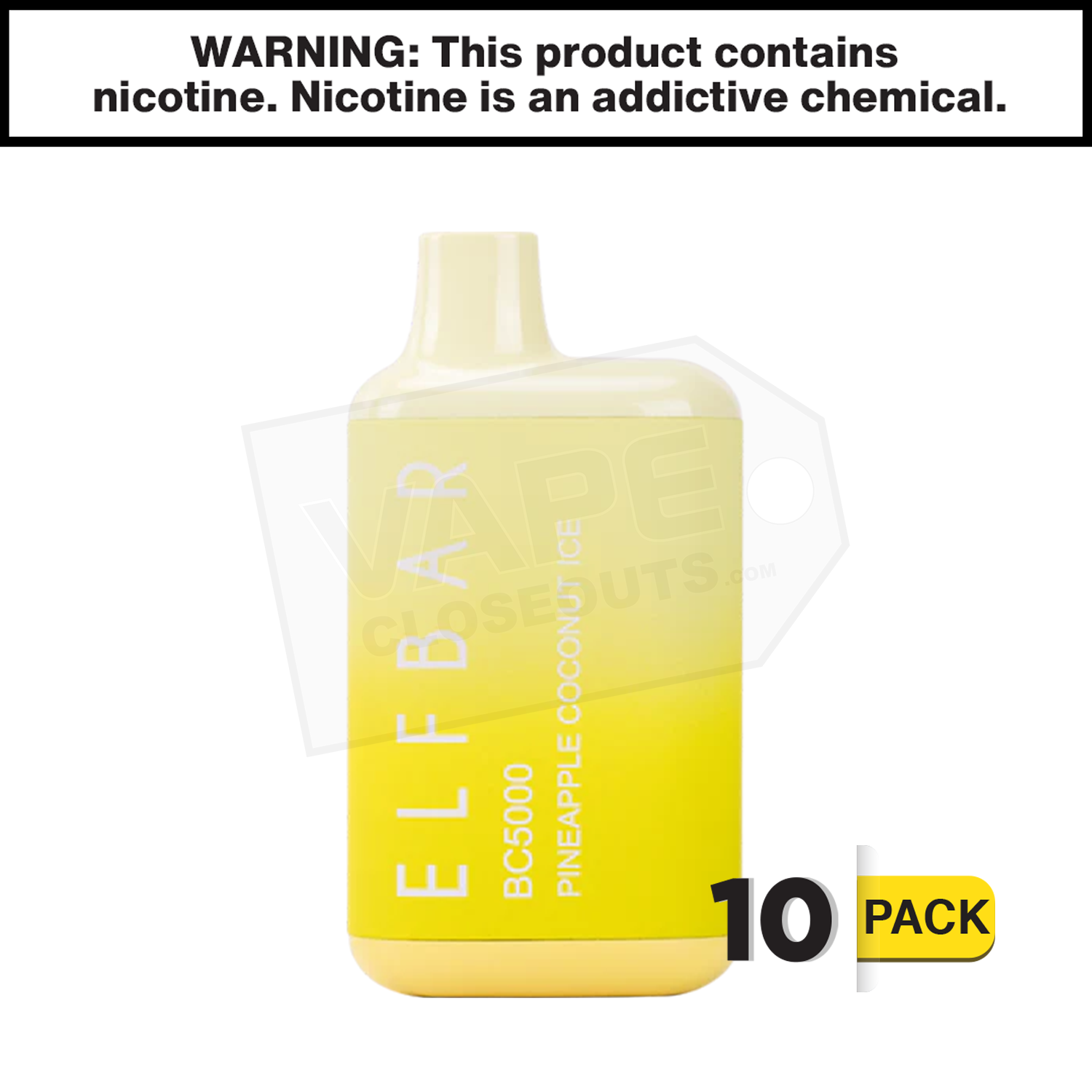 Pineapple Coconut Ice ELF BAR BC5000 EBDesign — image 2