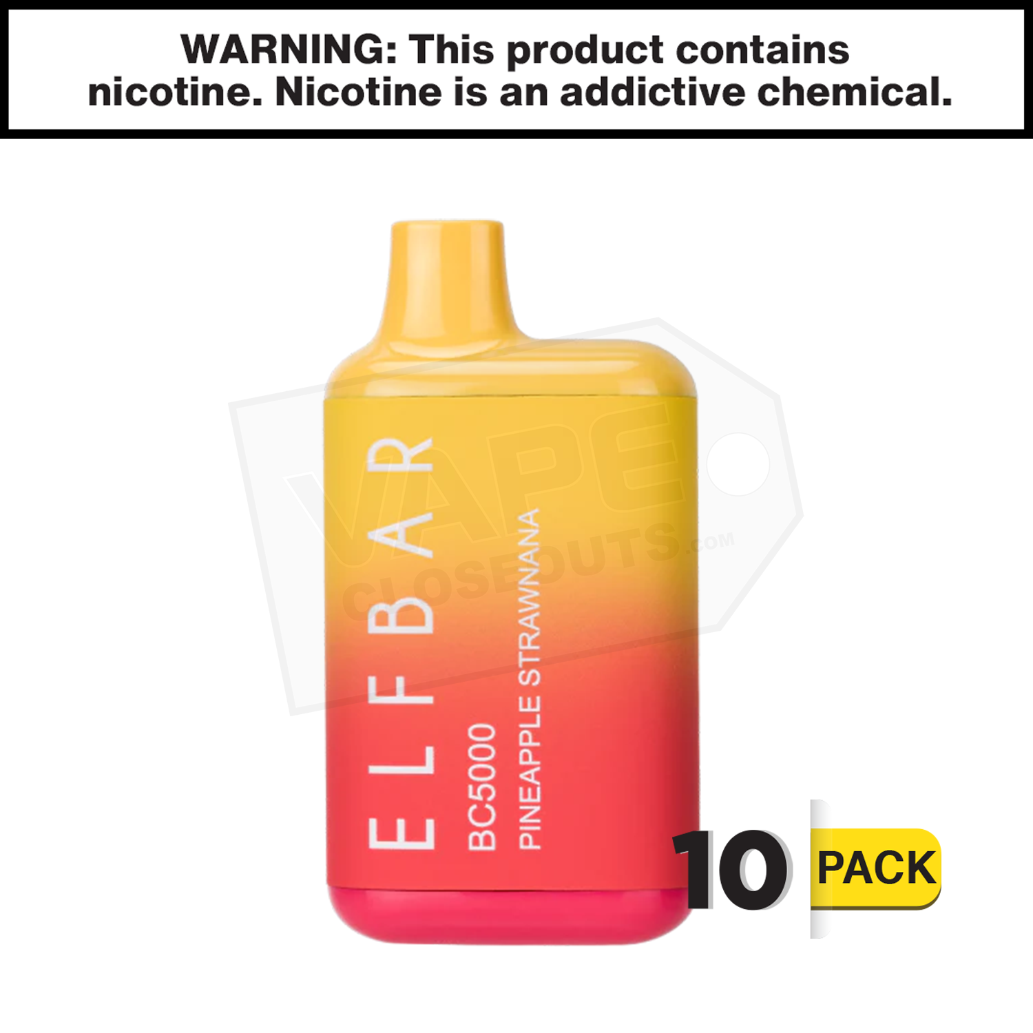 Pineapple Strawnana ELF BAR BC5000 EBDesign — image 2