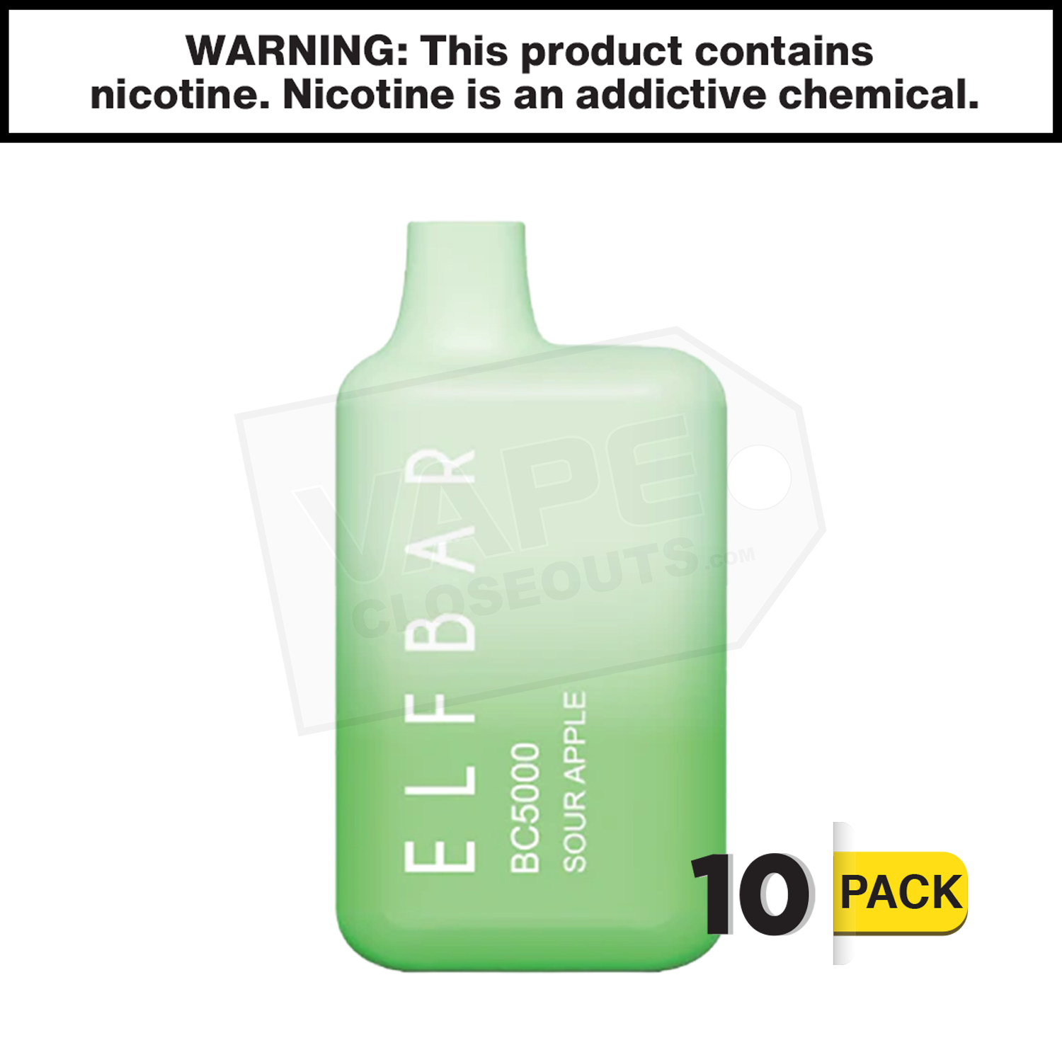 Sour Apple ELF BAR BC5000 EBDesign — image 2