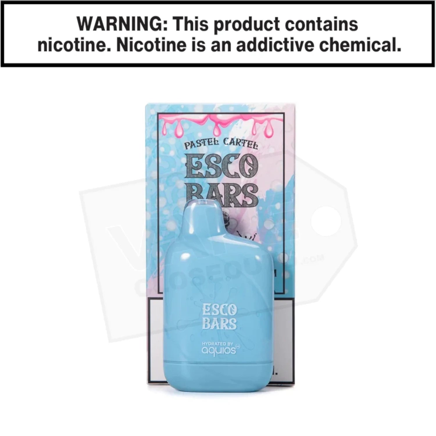 Esco Bars Aquios | Blueberry Bubblegum | 6000 Puff Disposable Rechargeable Vape