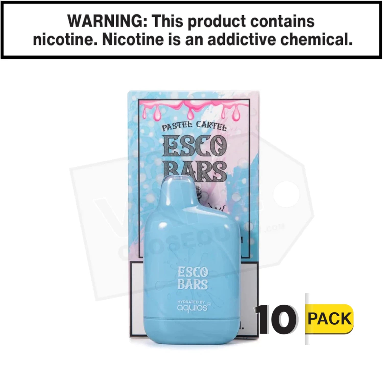 Esco Bars Aquios | Blueberry Bubblegum | 6000 Puff Disposable Rechargeable Vape — image 2