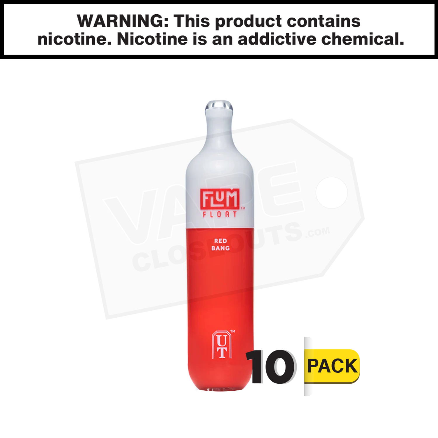 Flum Float | Red Bang | 3000 Puffs Disposable Vape — image 2
