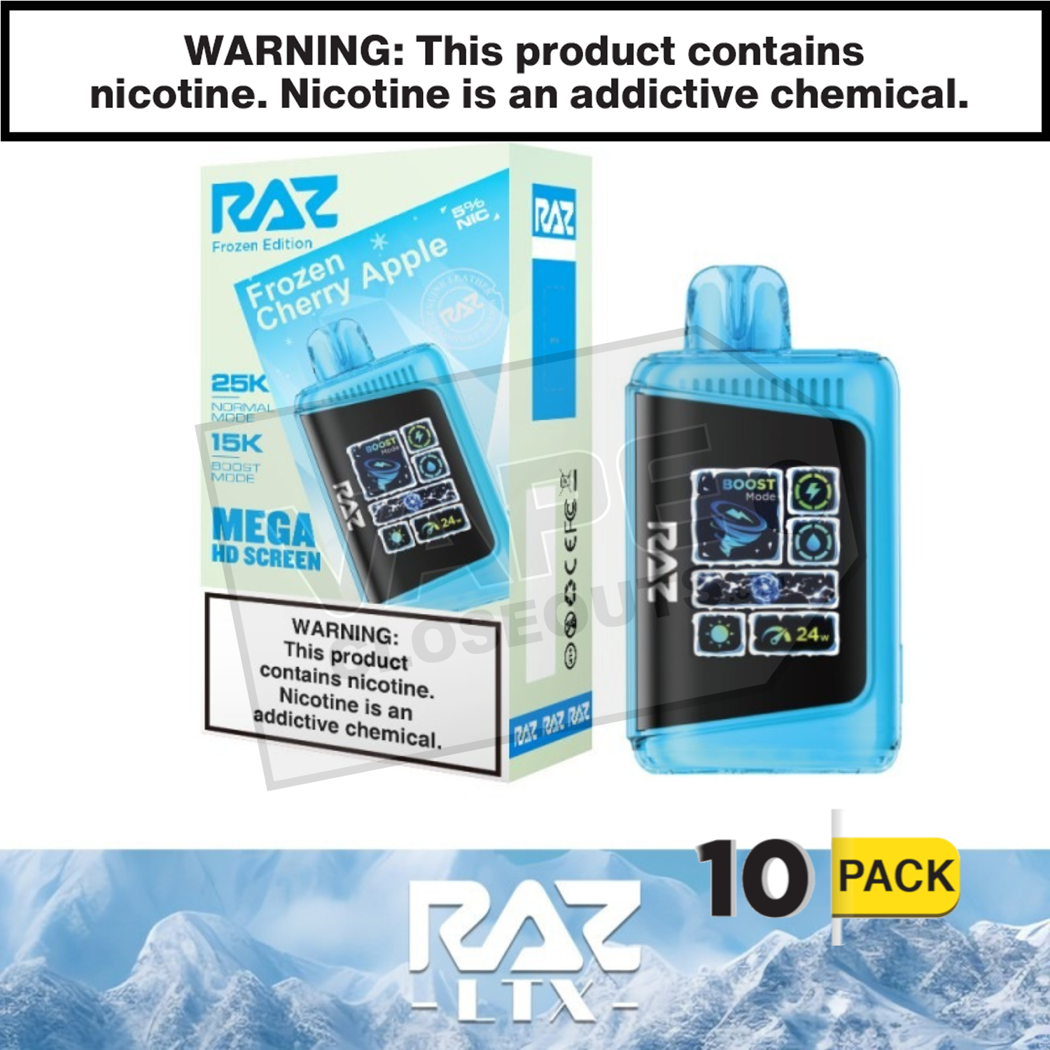 Frozen Cherry Apple RAZ LTX 25K Disposable Vape — image 2