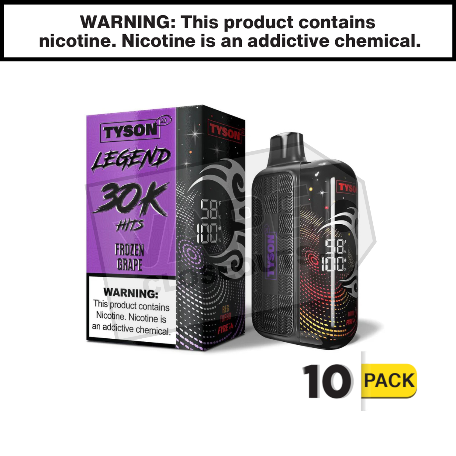 Frozen Grape Tyson 2.0 Legend 30k Disposable Vape — image 2