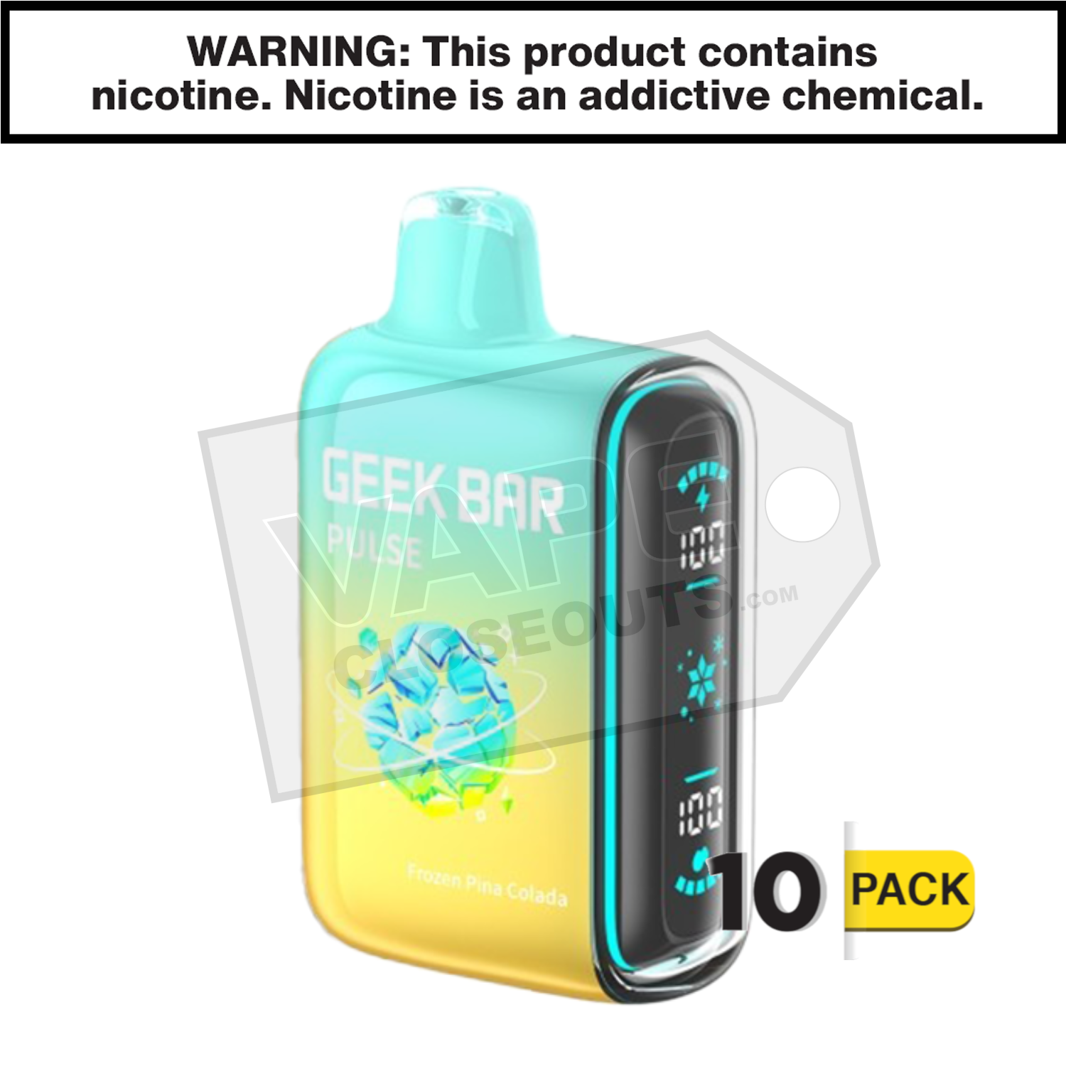Frozen Pina Colada Geek Bar Pulse Disposable Vape — image 2