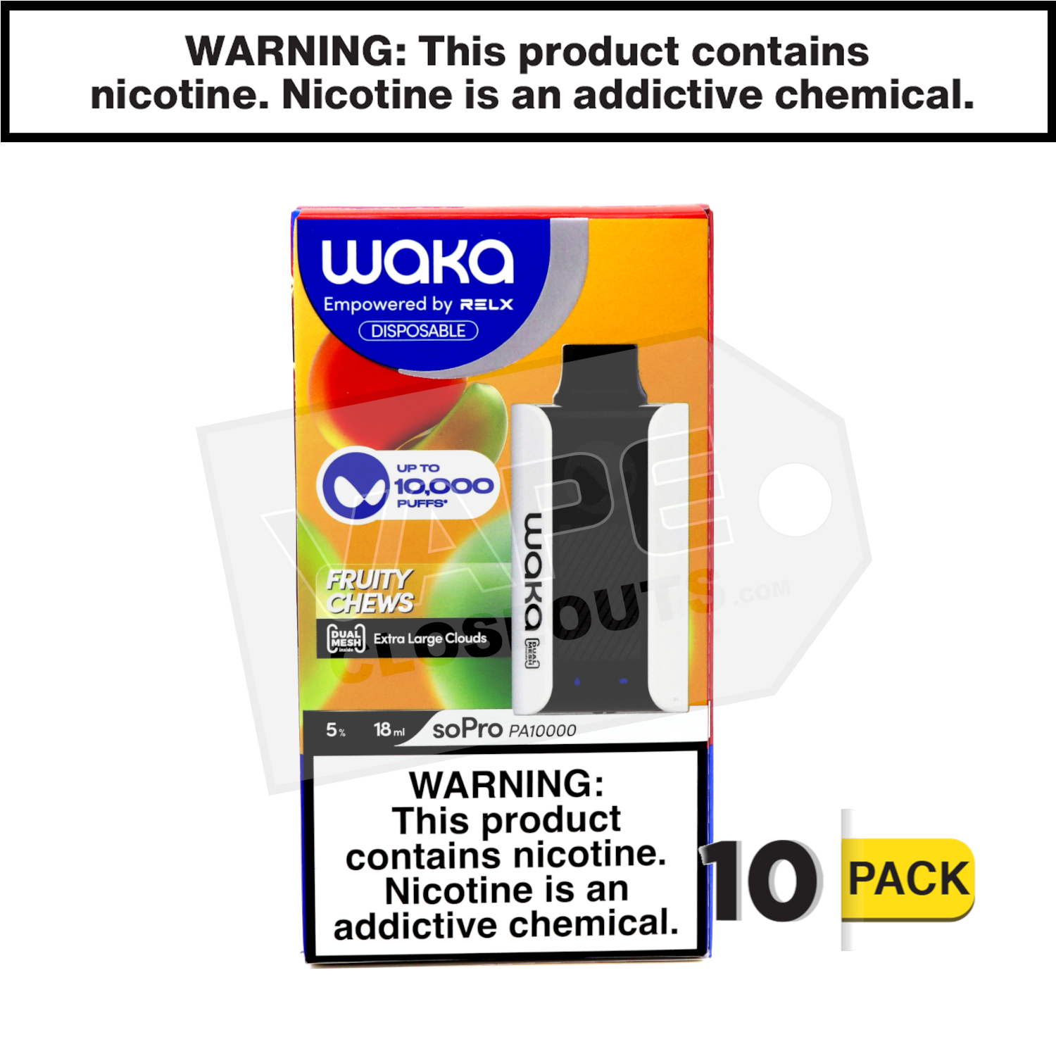 Fruity Chews WAKA soPro PA10000 Disposable Vape — image 2