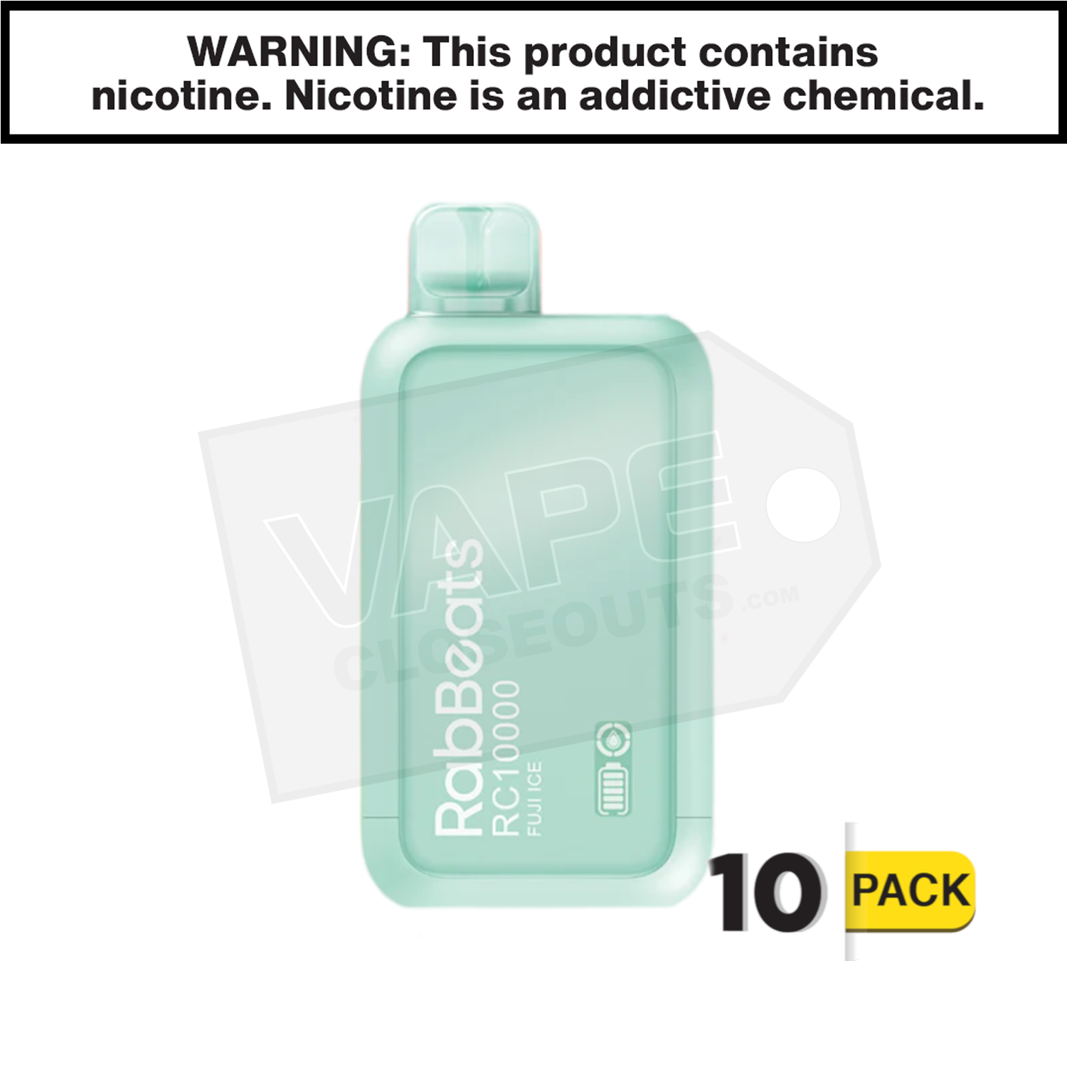 Fuji Ice Watermelon RabBeats RC10000 Vape — image 2