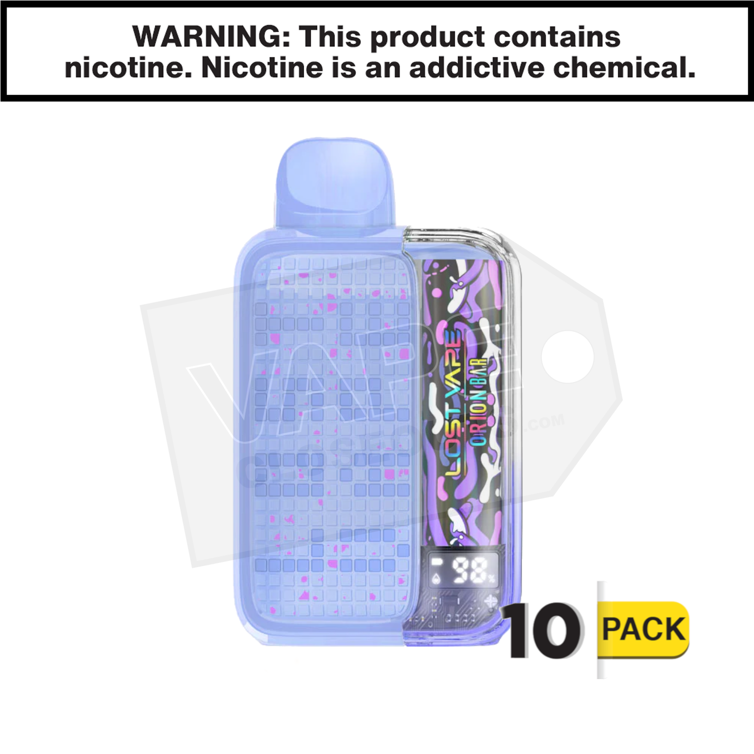 Grape Burst Orion Bar 10000 Lost Vape Disposable — image 2