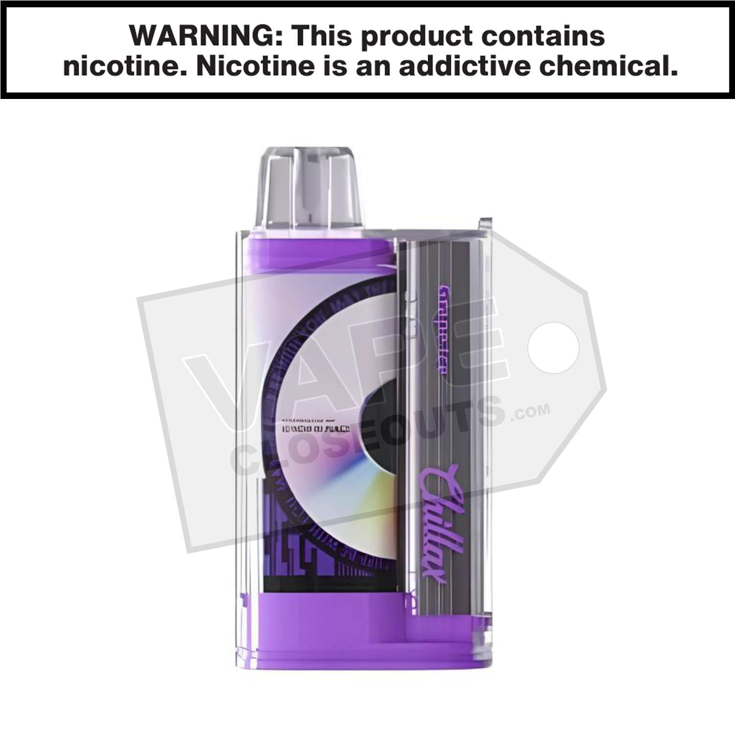 Grape Ice Chillax So Fresh Boost 15000 Disposable Vape — image 3
