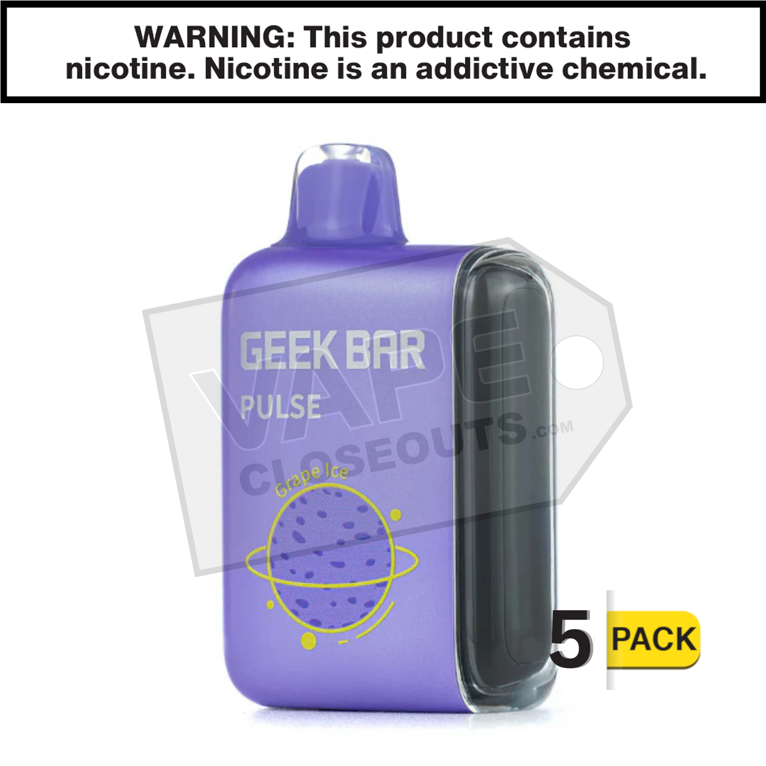 Grape Ice Geek Bar Pulse Disposable Vape