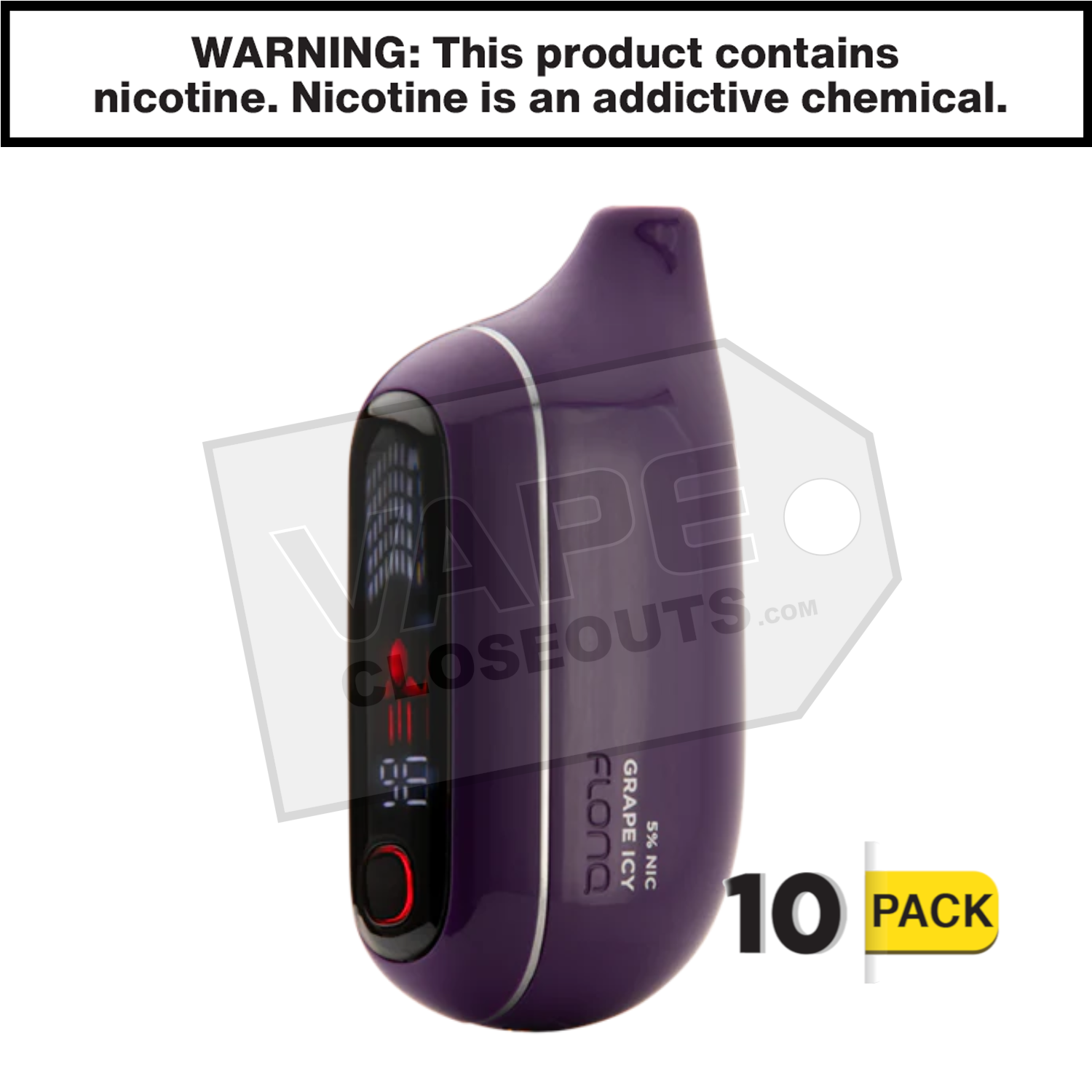 Grape Icy FLONQ Max Pro 20K Disposable Vape — image 2