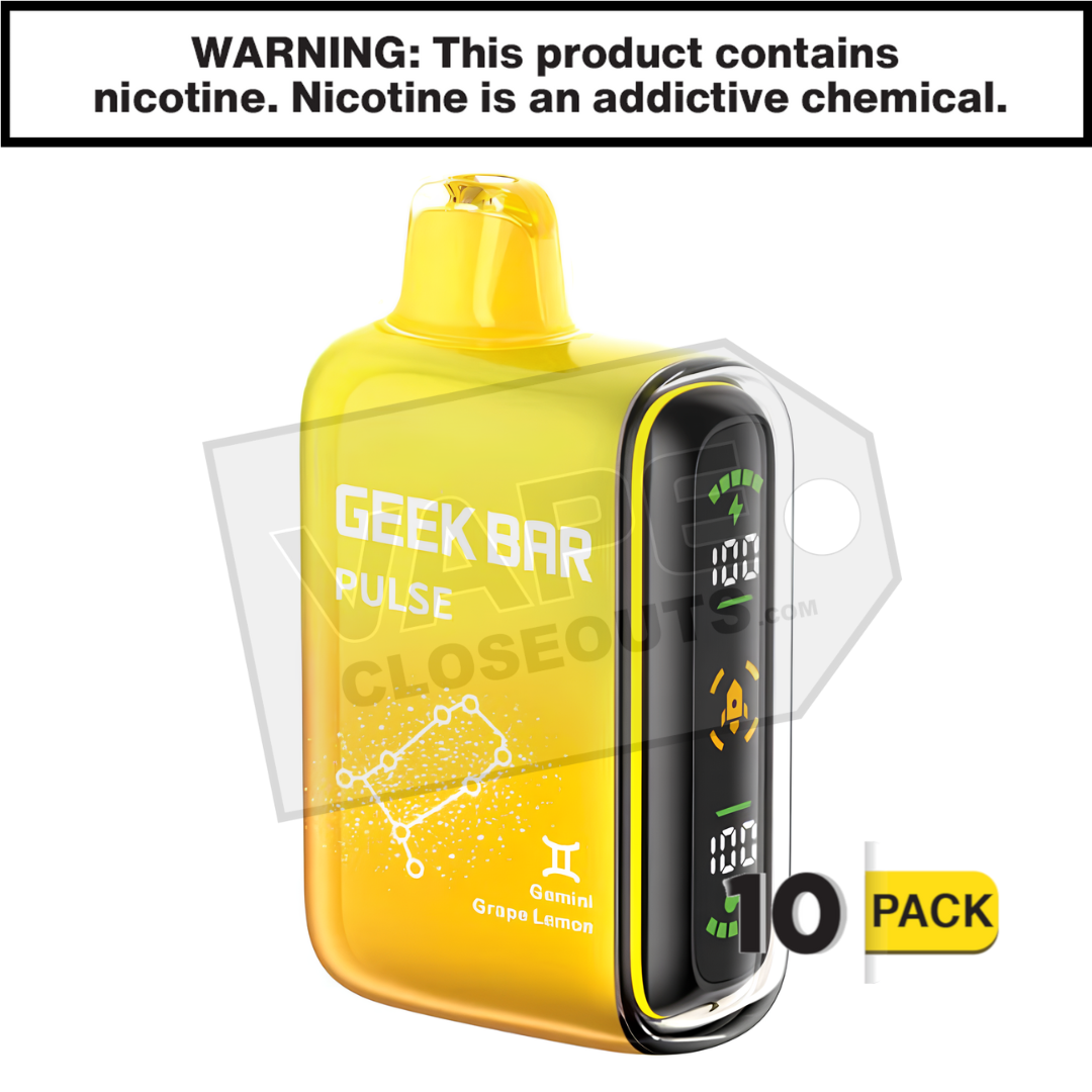 Grape Lemon Geek Bar Pulse Disposable Vape — image 2