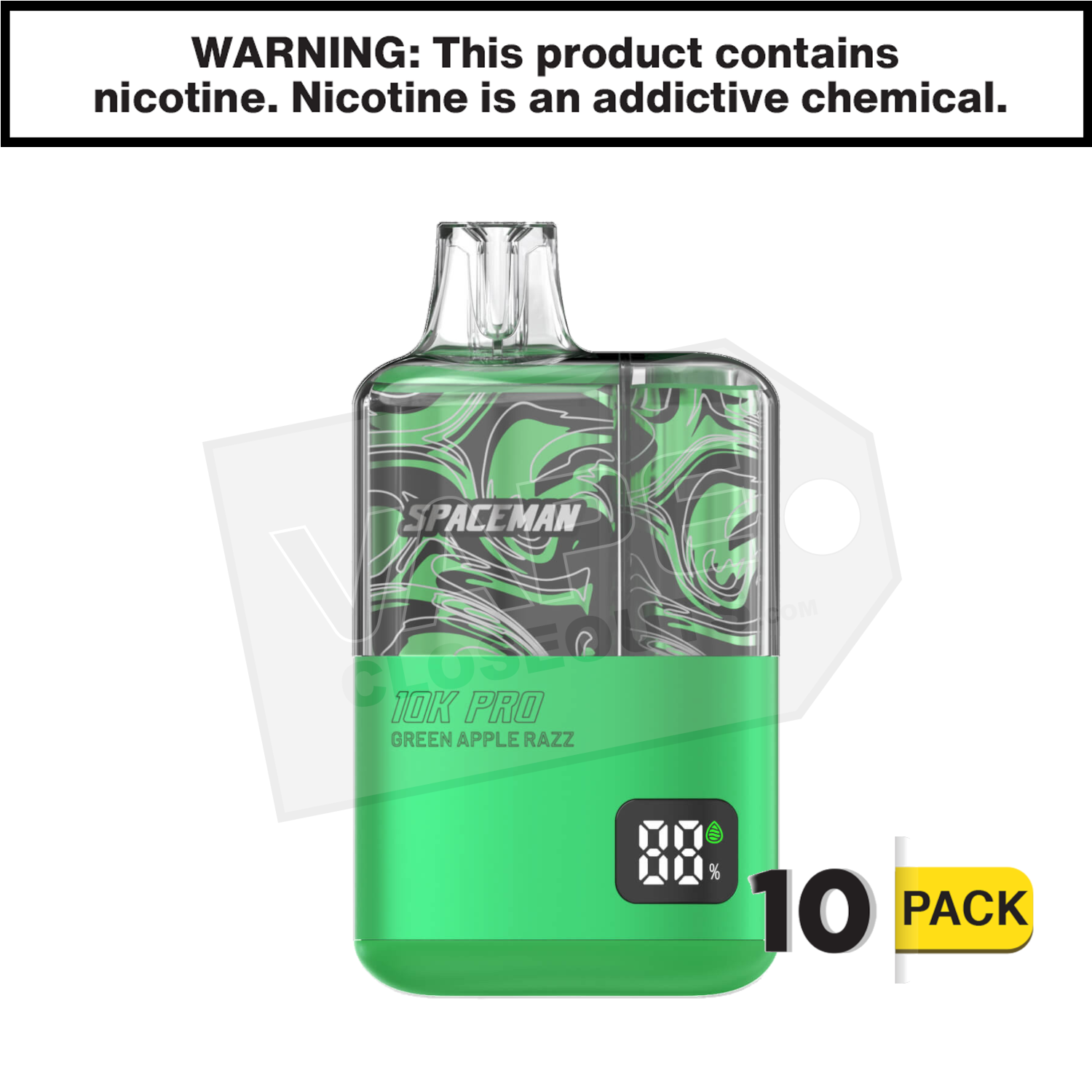 Green Apple Razz Spaceman 10K Pro - SMOK — image 2