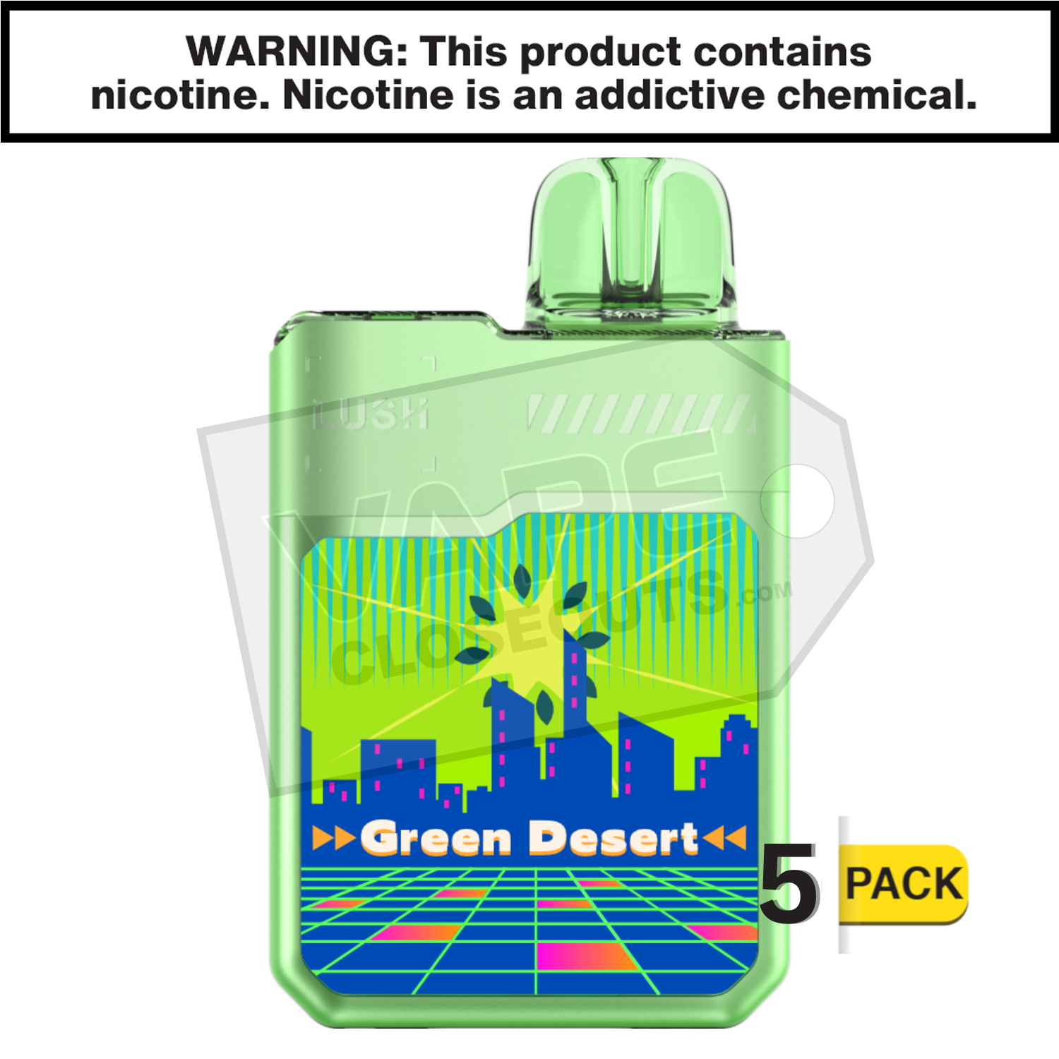 Green Desert Geek Bar Digiflavor Lush 20K Disposable Vape