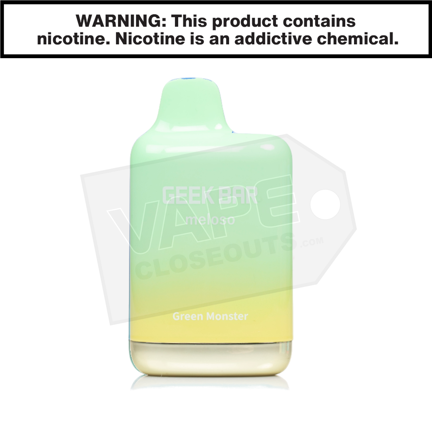 Green Monster Geek Bar Meloso Max Disposable Vape
